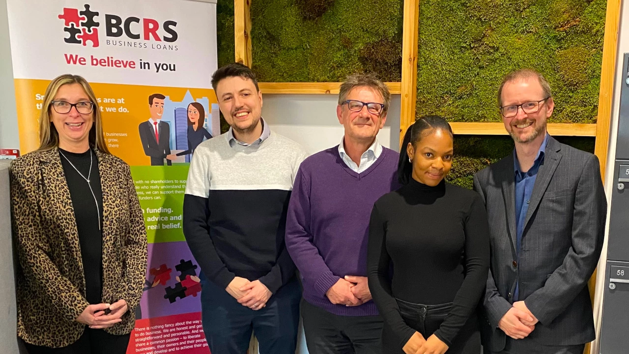 From left: BCRS colleagues Caroline Dunn, James Russell, Tony Wood, Karen Morgen and Neil Johnston