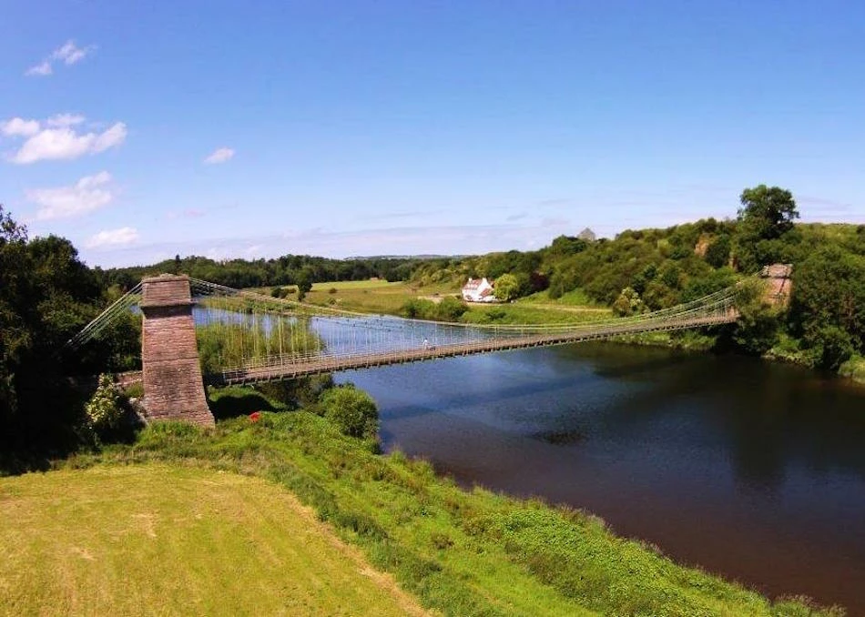 The Union Chain Bridge was built in 1820