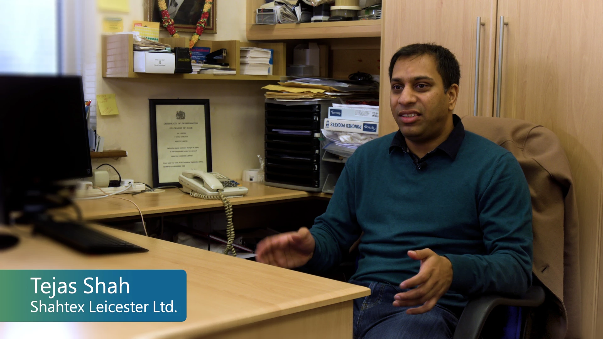 Tejas Shah, director, Shahtex Leicester Ltd.