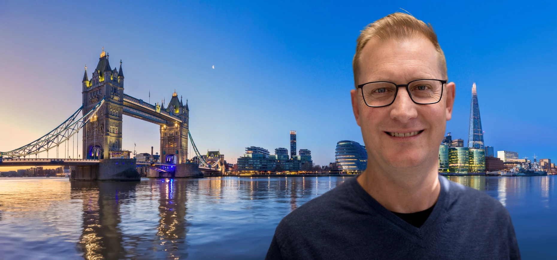 Alula Technologies CEO, Lee Kuyper, pictured against the London skyline.