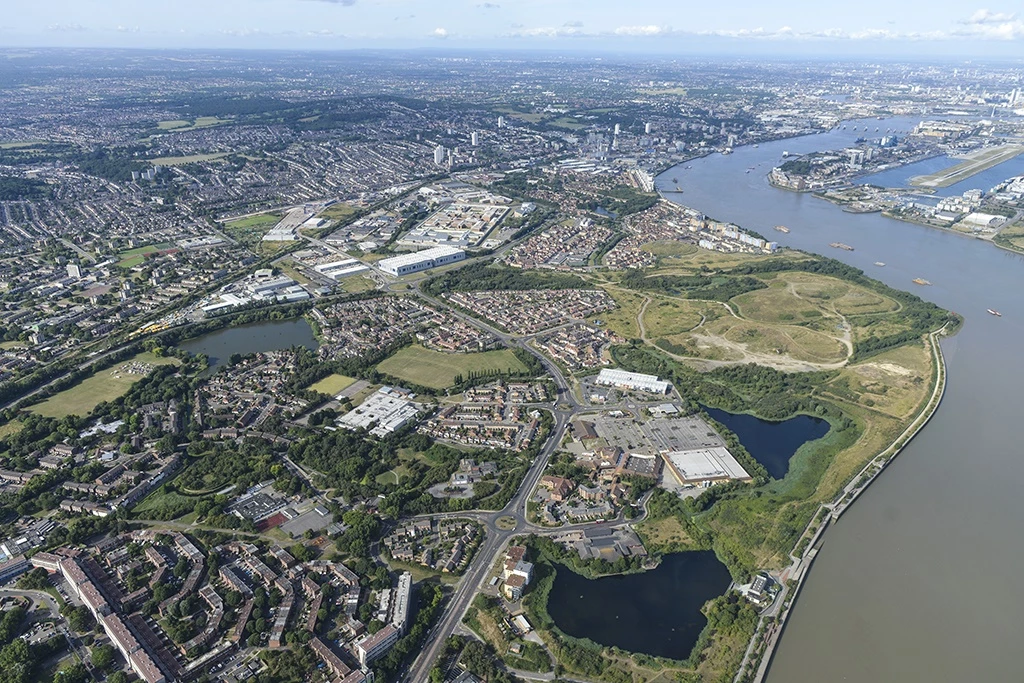 Thamesmead Waterfront development.