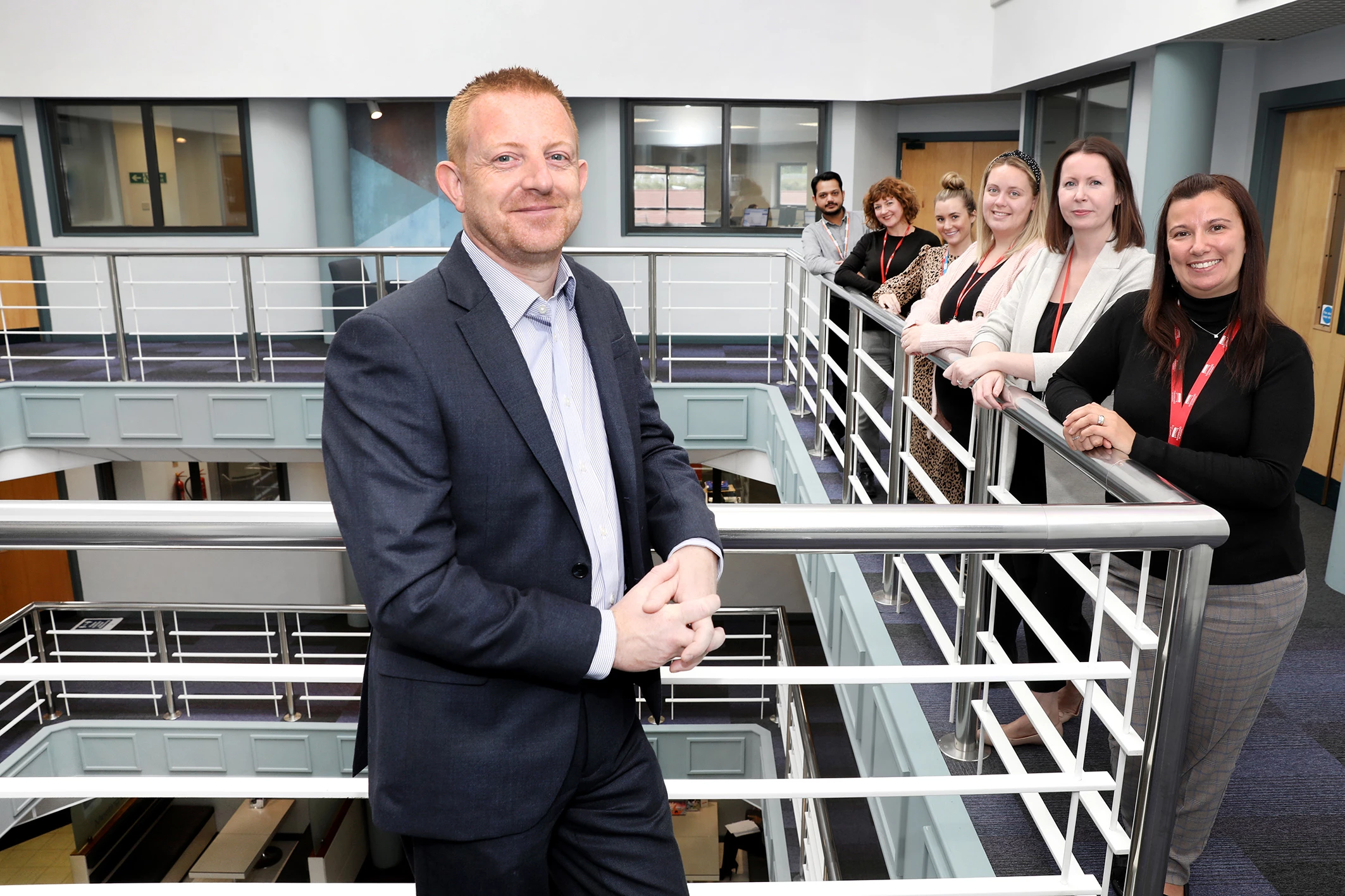 Jon Twelves, Sunderland GP Alliance chief executive with the team.