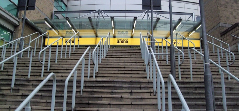 Manchester Arena steps