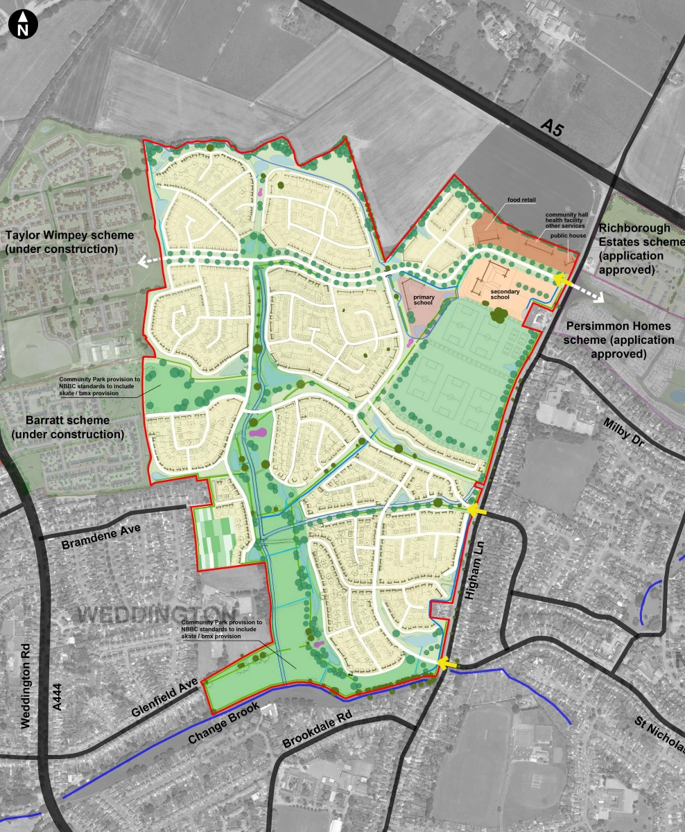 A map for the Top Farm scheme