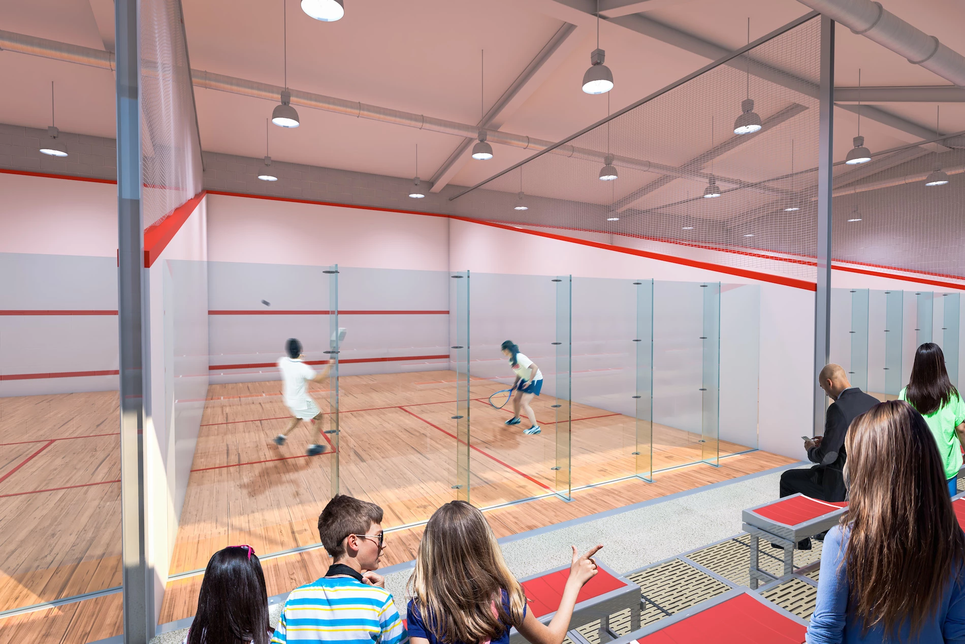 CGI of the new Scarborough Squash and Racquets Academy. 