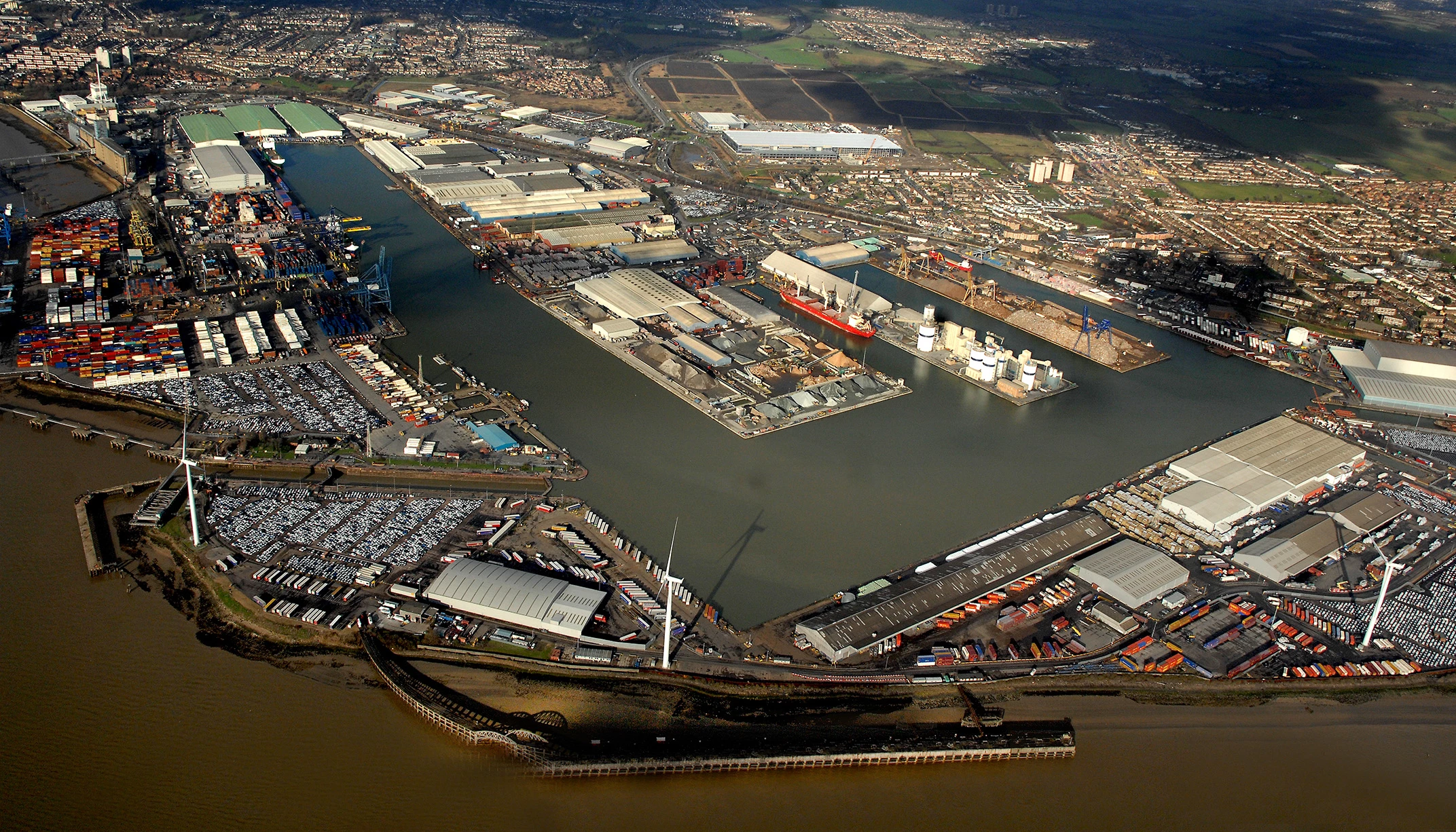 Aerial image of Port