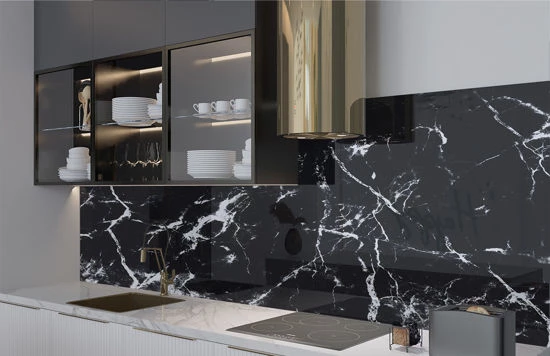 Black Marble Splashback