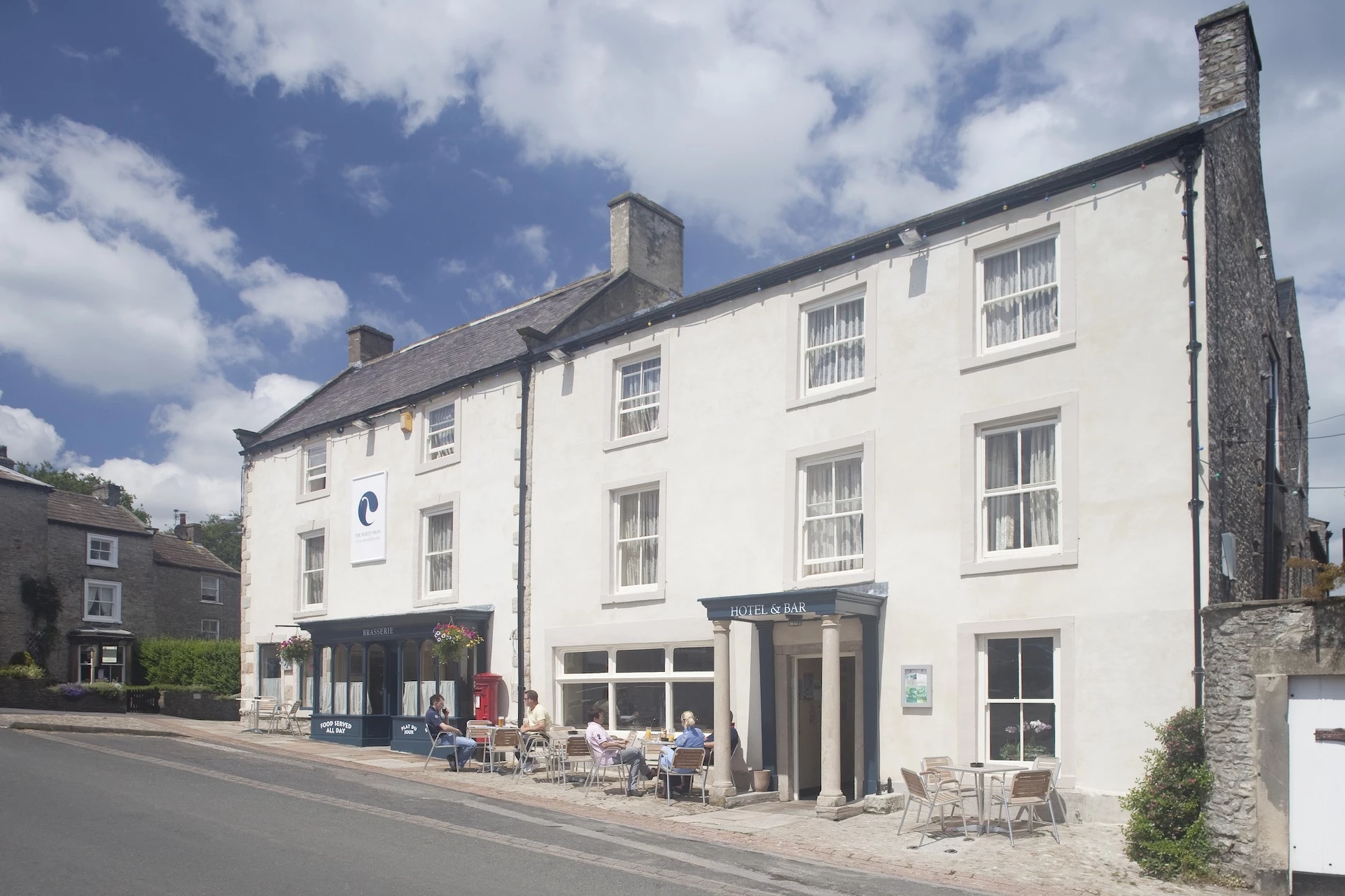 White Swan Hotel at Middleham in the Yorkshire Dales. 