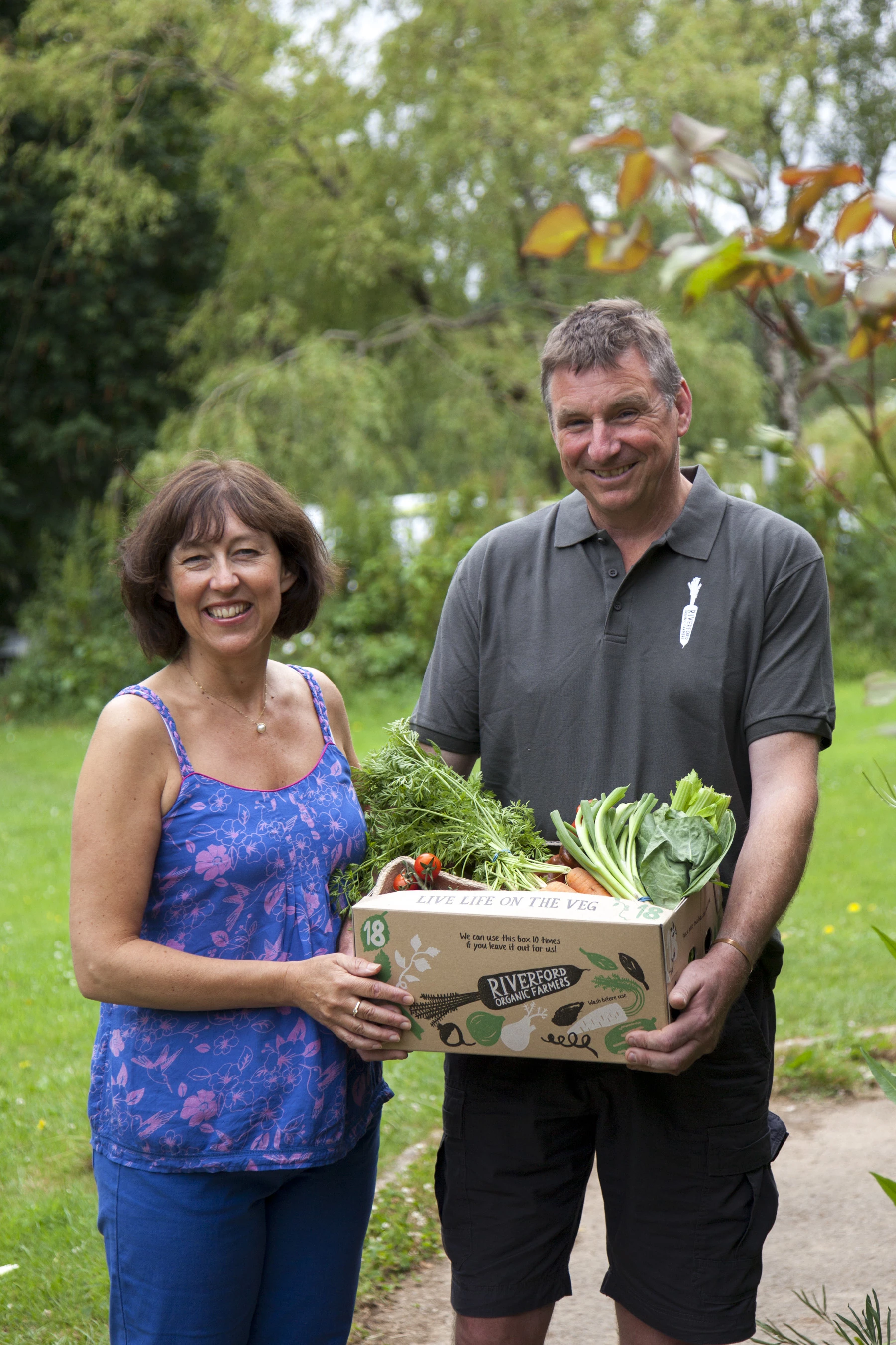 Iain and Liz from Riverford Yorkshire & South Durham