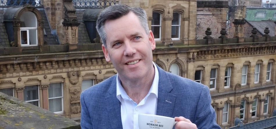 Roger McBride, founder of Didsbury-based RCoffee