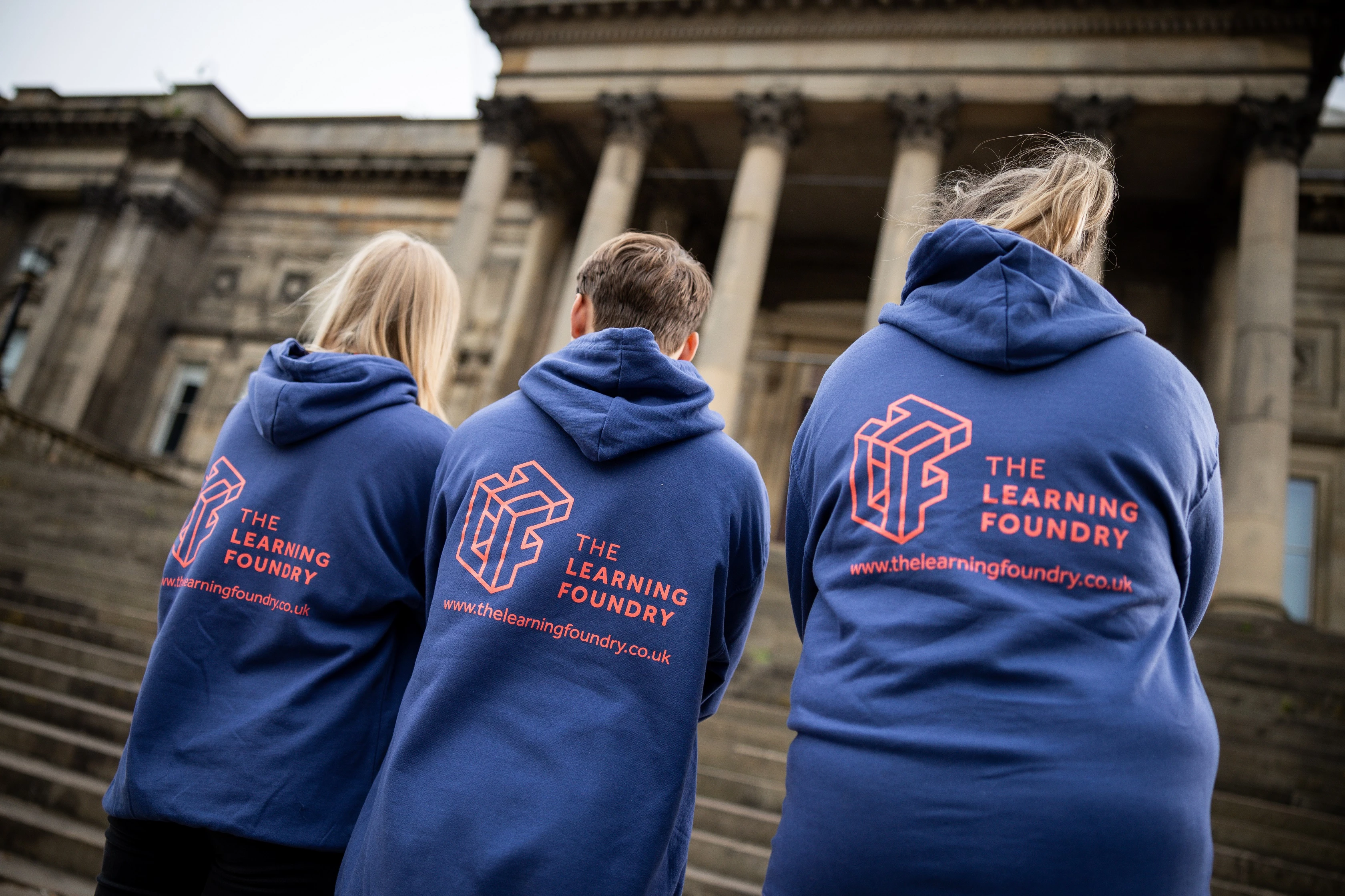 The Learning Foundry branded hoodie