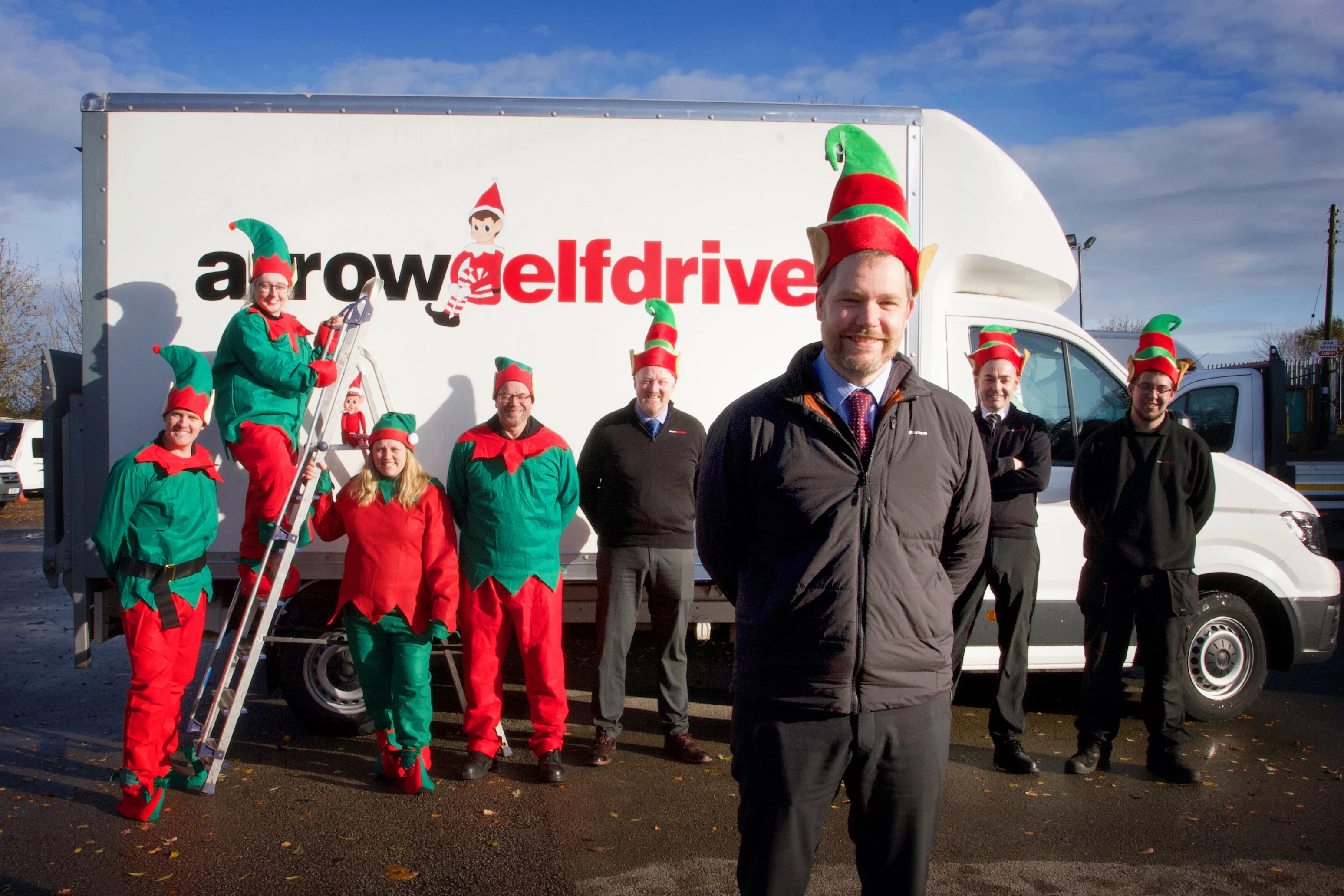 The Arrow Elf Drive team