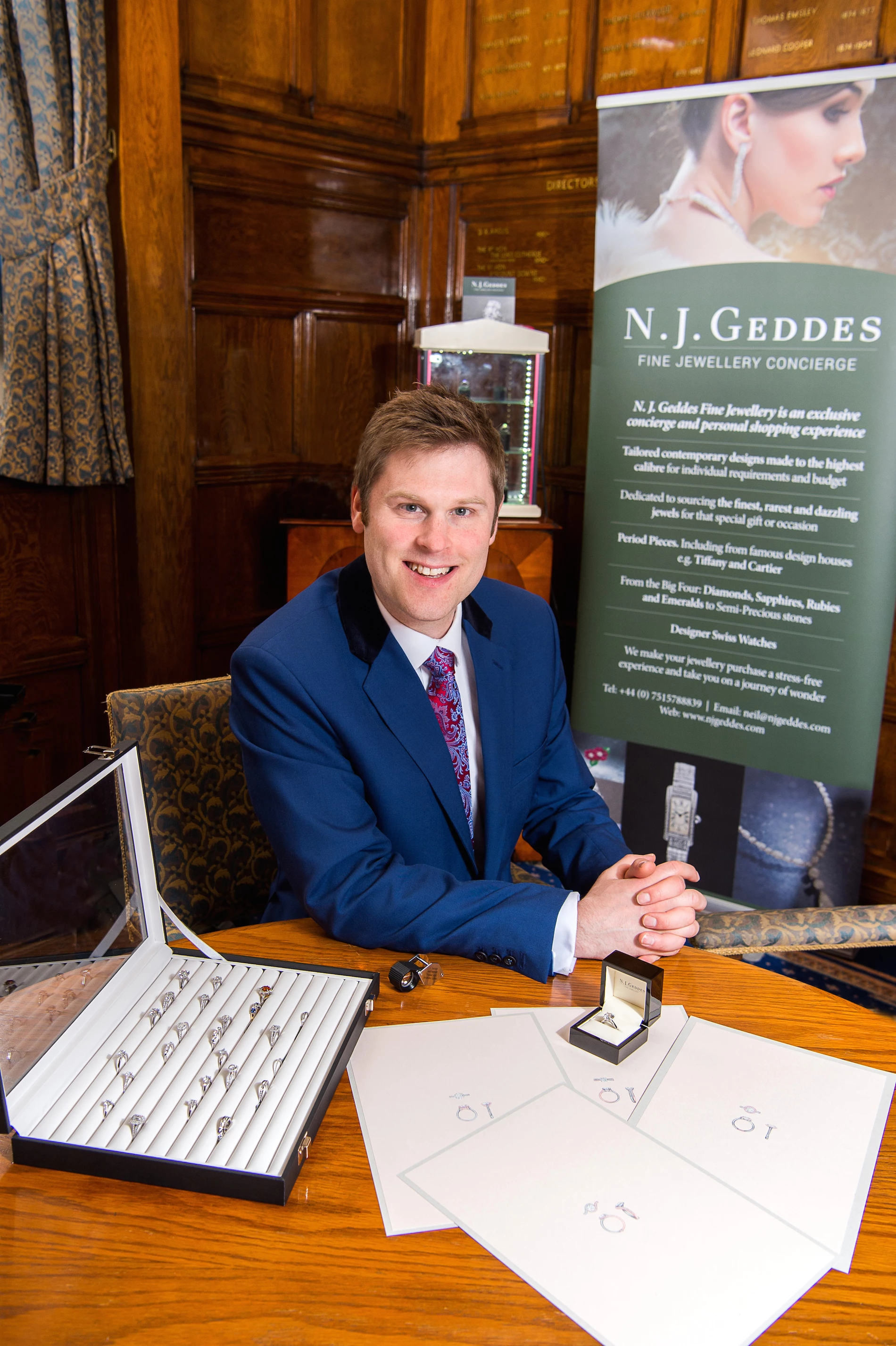 Leeds-based private jeweller Neil Geddes. 