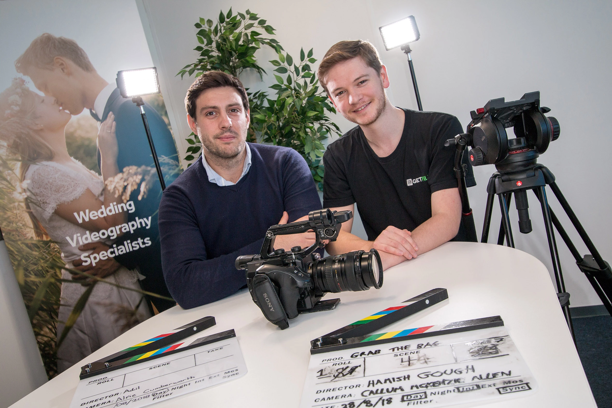 GetFilm cofounders Rob Earnshaw and Josh Kerr