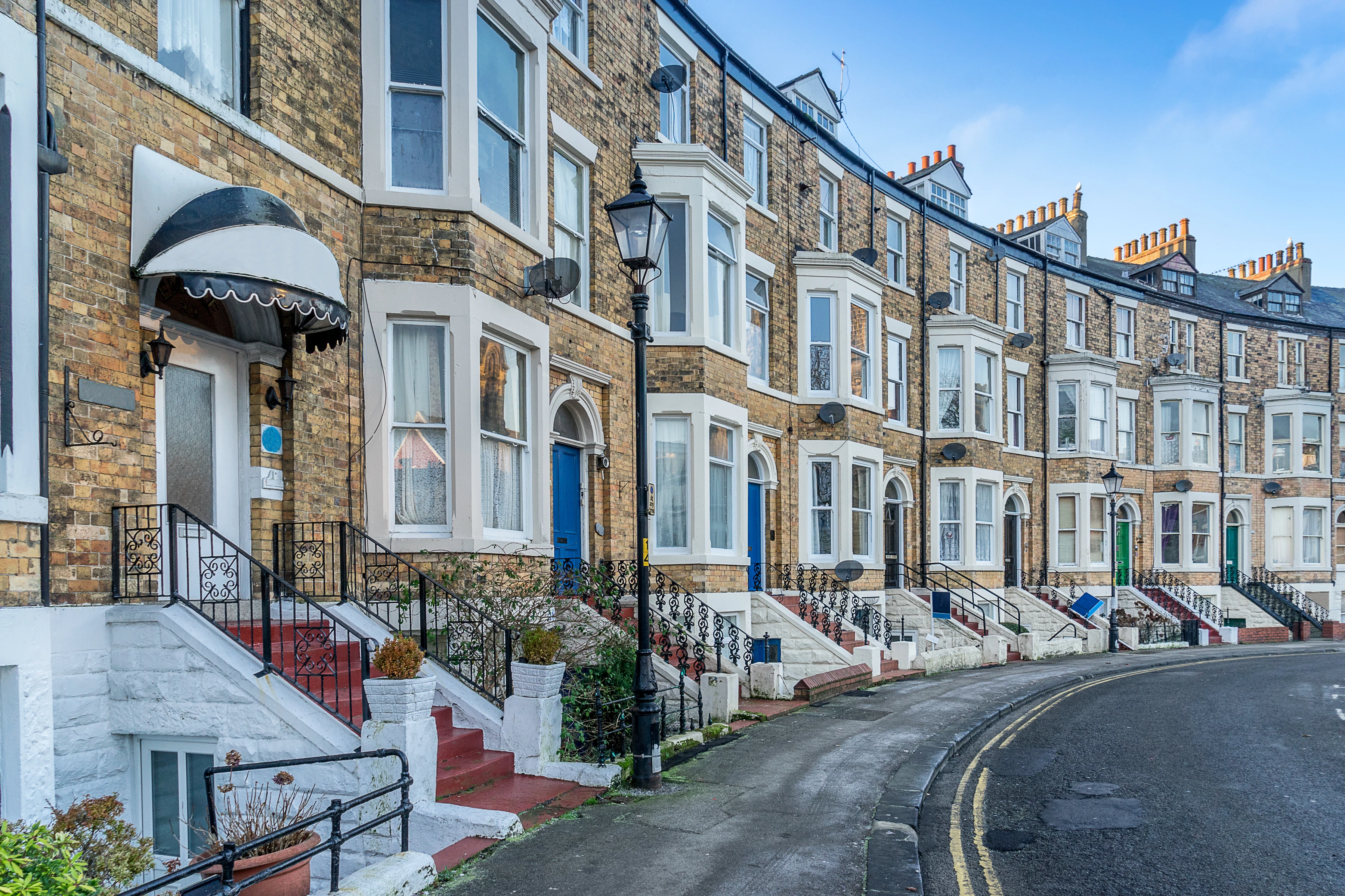 Street of homes in Scarborough