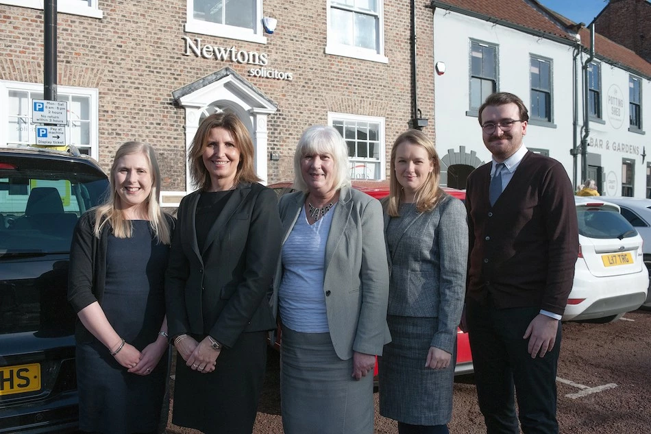 L-R: Katie Ward, Frances Maxwell, Dorothy Price, Elizabeth Whitaker, Jack Stainthorpe.