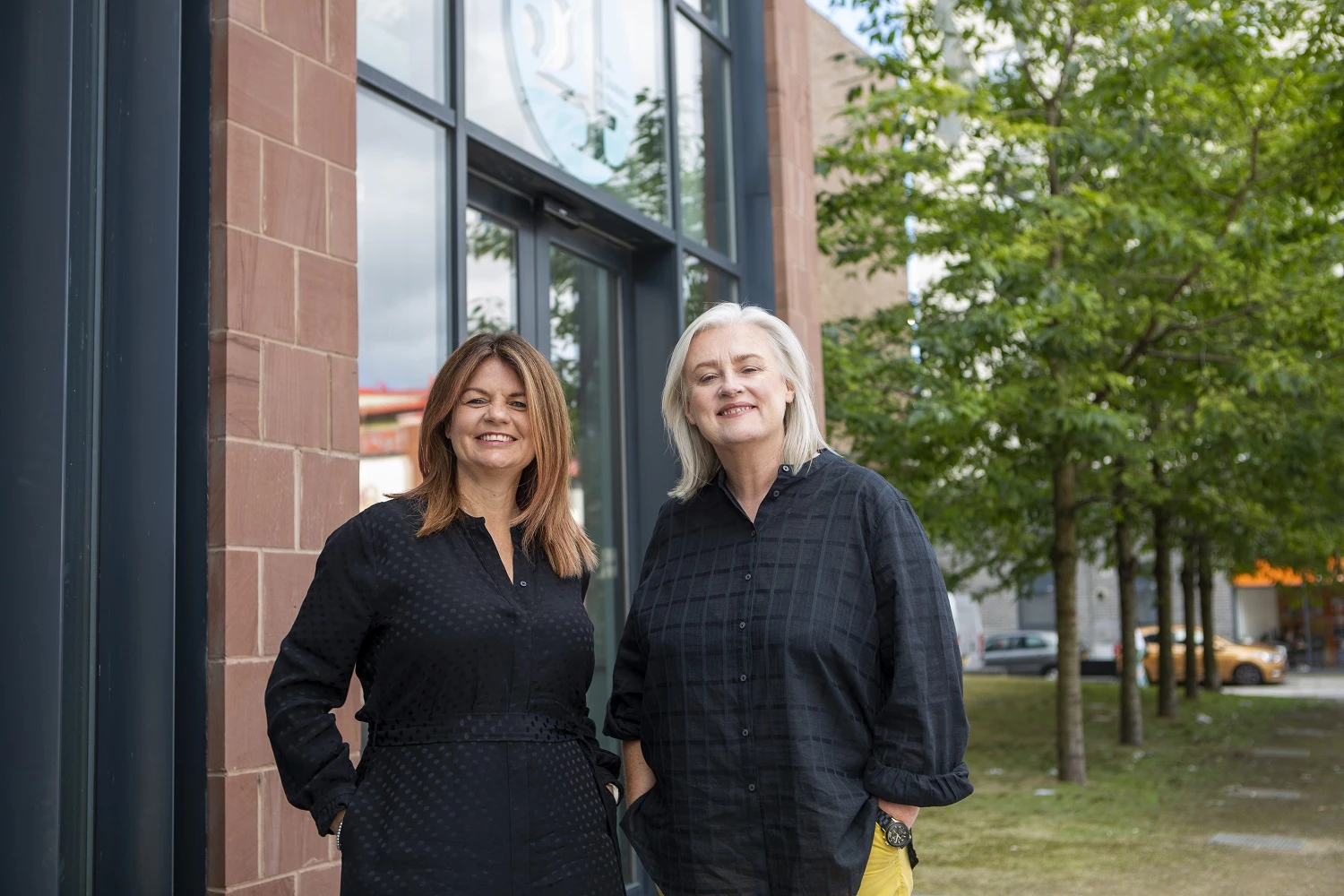 Helen Millne, Deputy CEO of The Women's Organisation (left), with CEO Maggie O'Carroll (right)