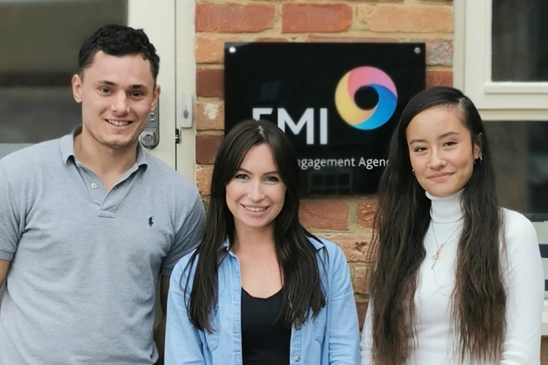 (L-R) Charlie Seaton-Reid, Sophie Robinson and Amy Mack join FMI agency. 