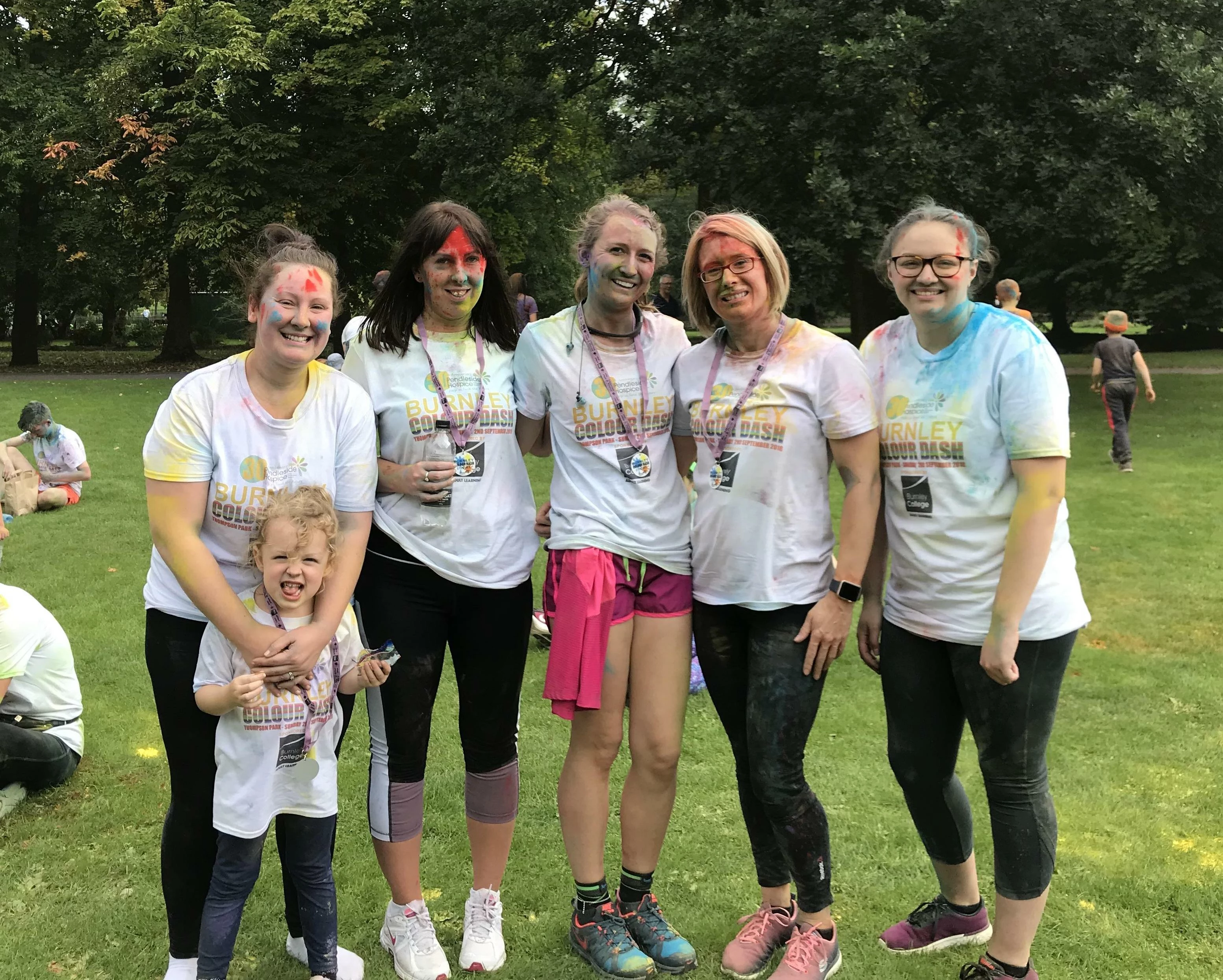 CoolKit team at Burnley's Colour Dash