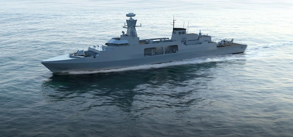 The 'Leander' Type 31e frigate