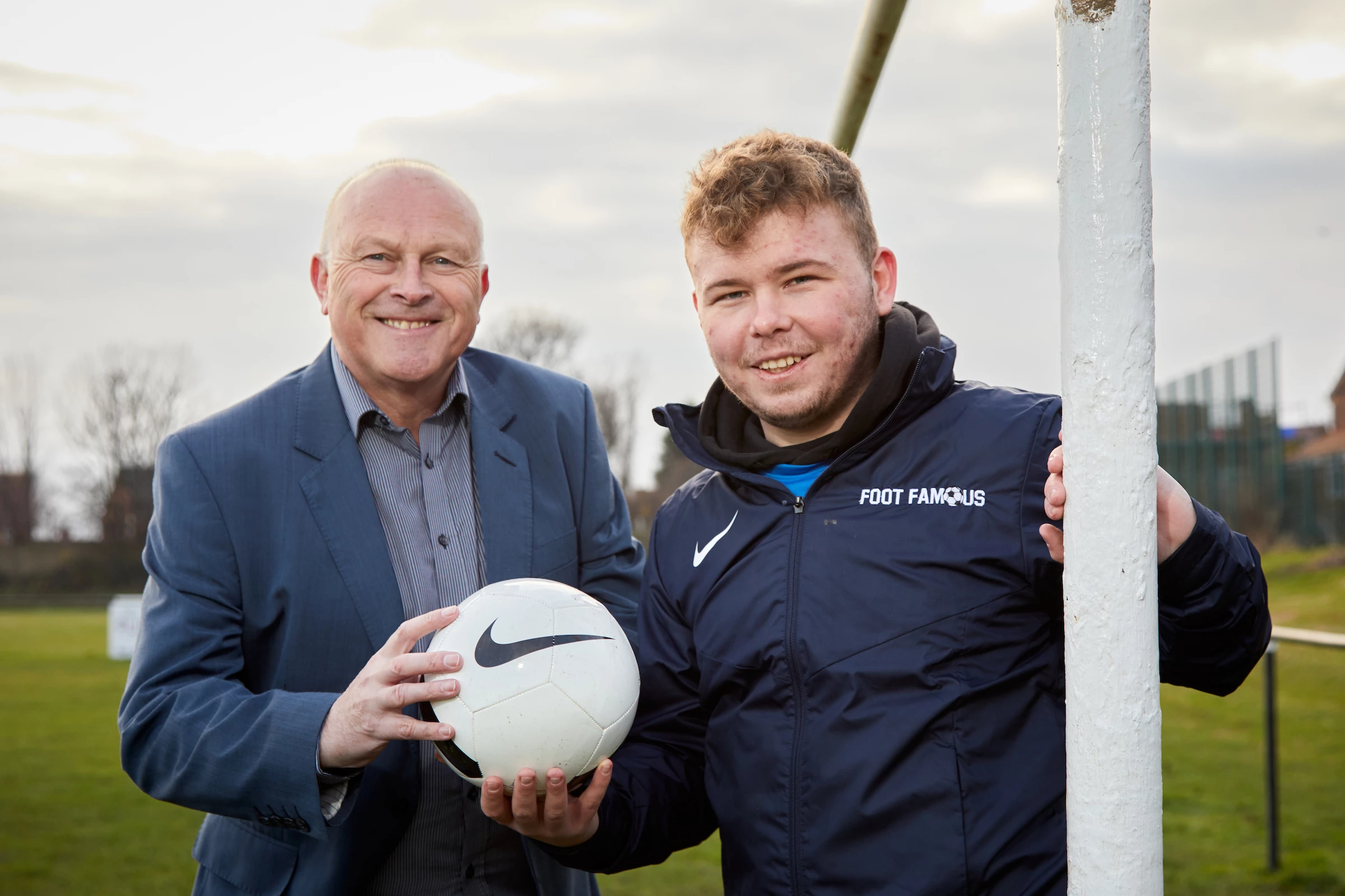 Allan Wood (UKSE) and Lewis Mills (Foot Famous) (L-R)