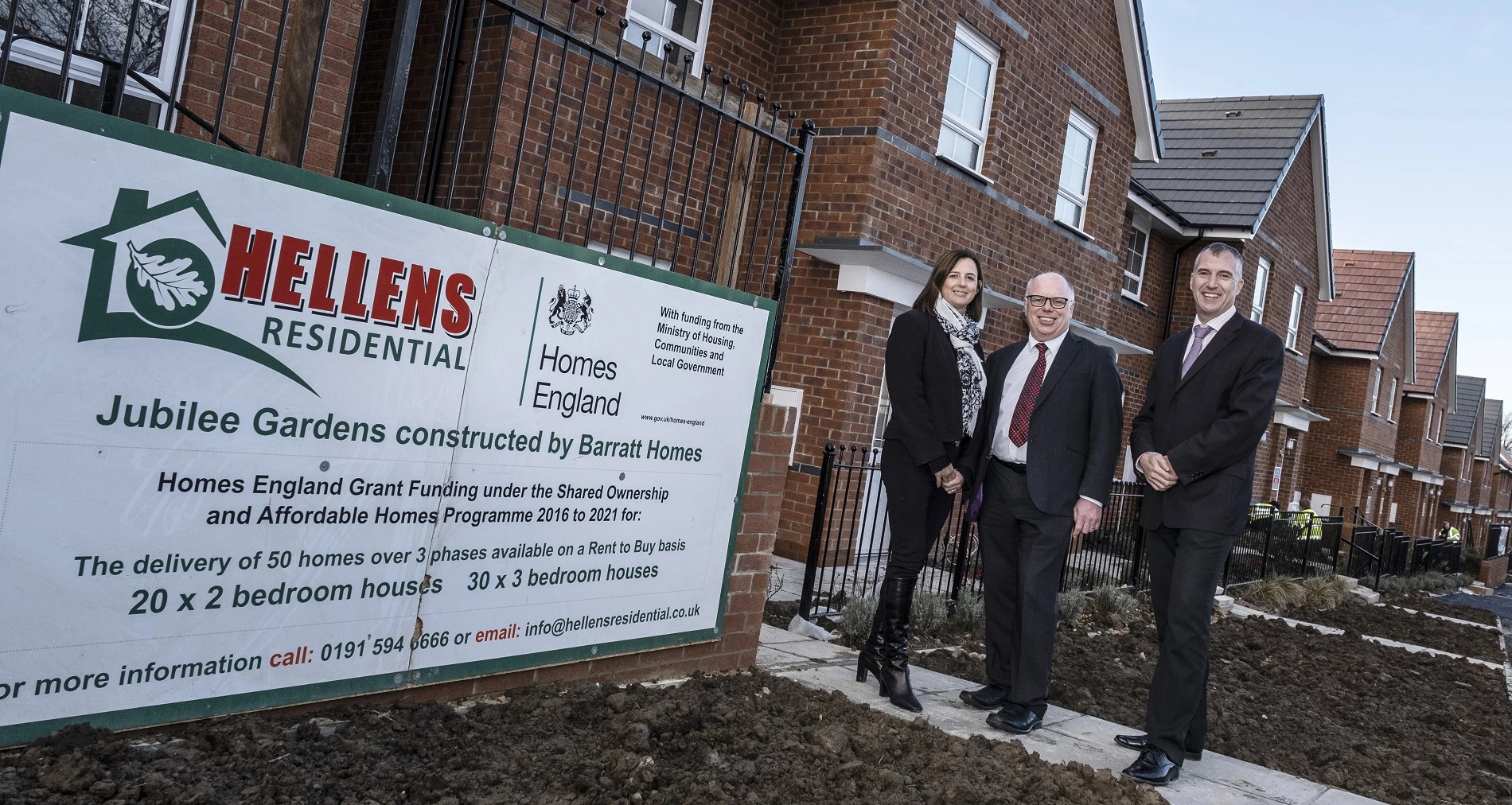 The launch of Jubilee Gardens in Stockton