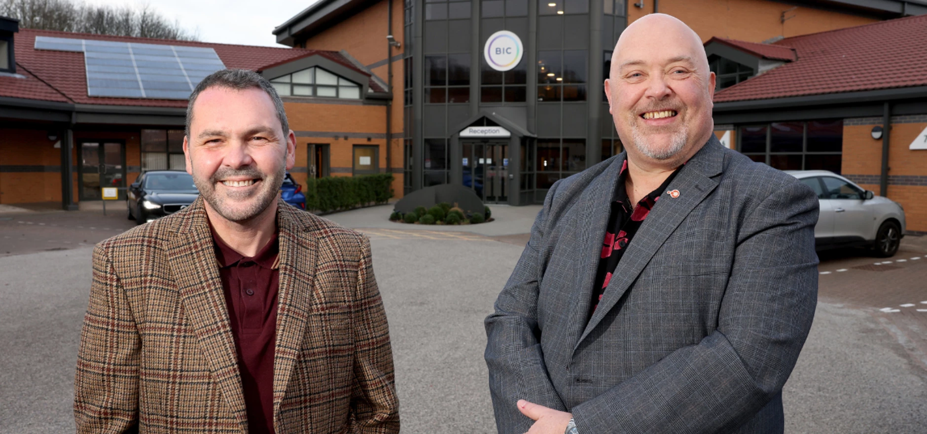 Paul McEldon, Chief Executive of the North East BIC and Councillor Graeme Miller, leader of Sunderland City Council.