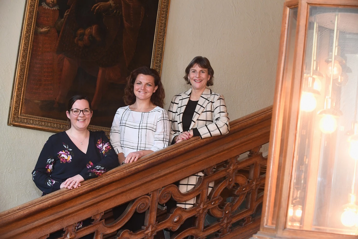 (left to right) the Shakespeare’s England team of Ruth Webb, Kate Varvedo and Chief Executive Helen Peters.