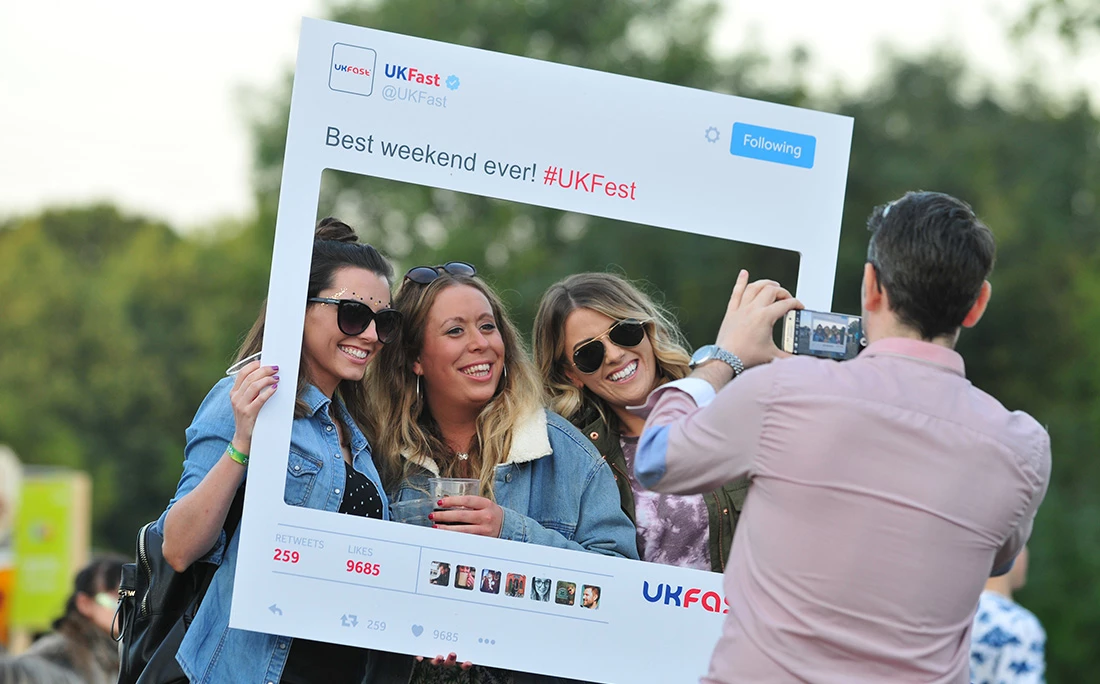 UKFast employees at the firm's summer festival, UKFest