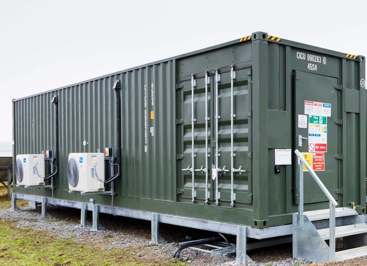 An Anesco battery storage unit