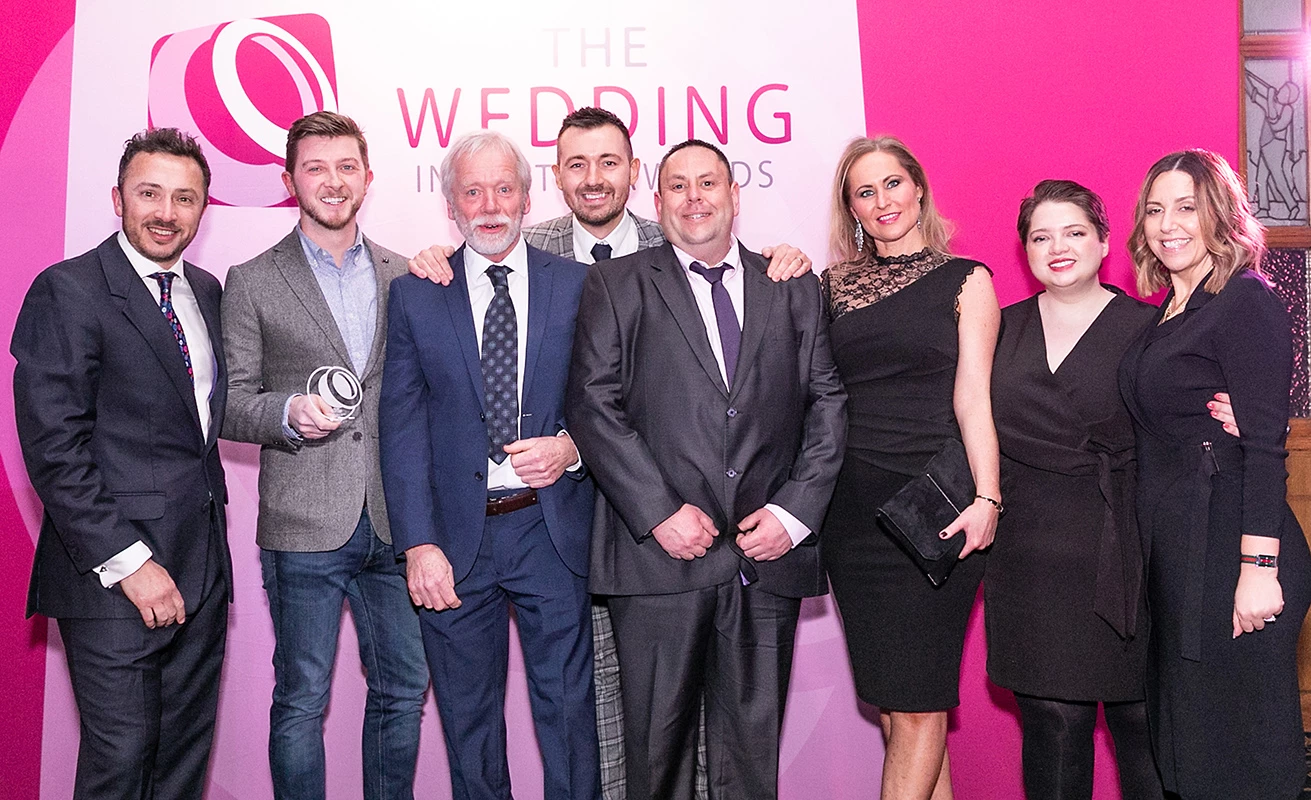 The events team at Ellingham Hall after being crowned North East and Yorkshire's Events Team of the Year 2022 in The Wedding Industry Award