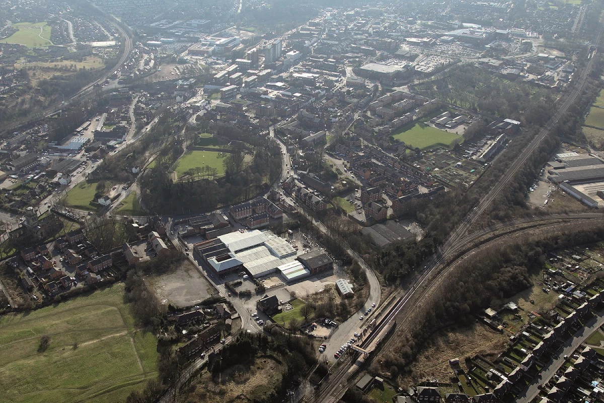 The site of the former industrial complex