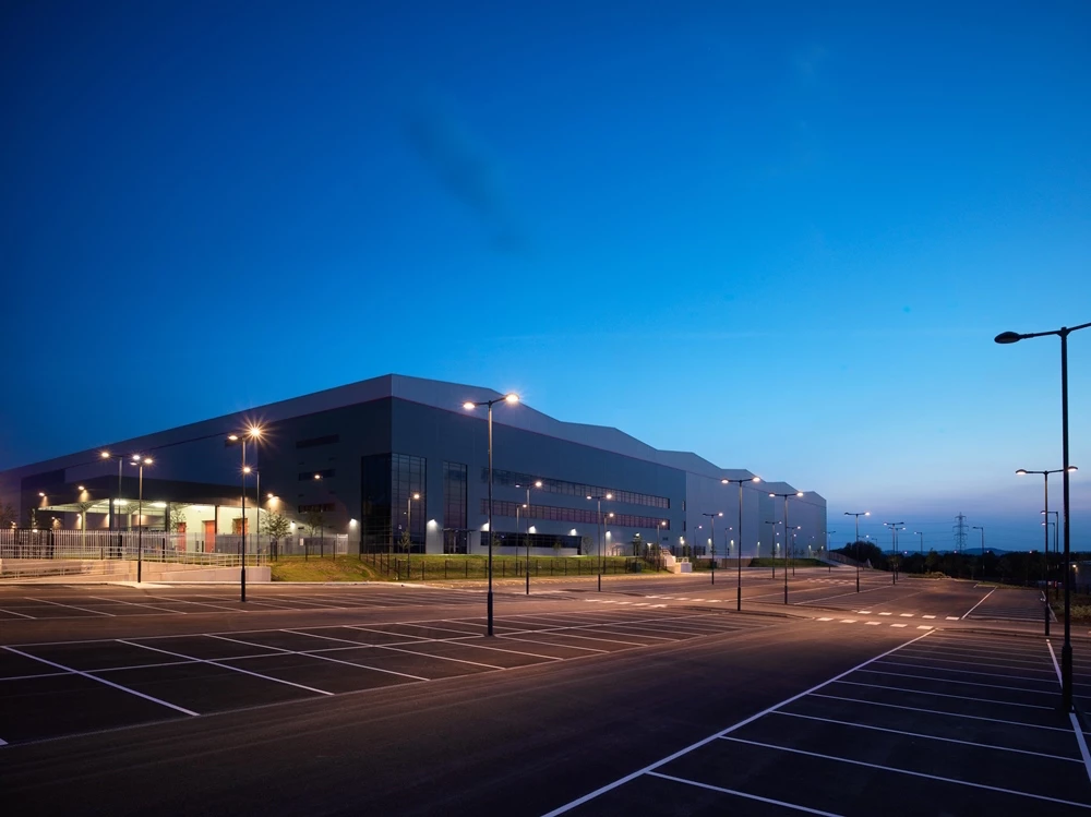 Part of the Burnley Bridge business park