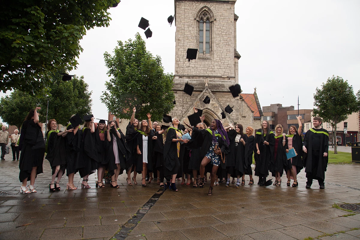 Students celebrate at CCAD's graduation