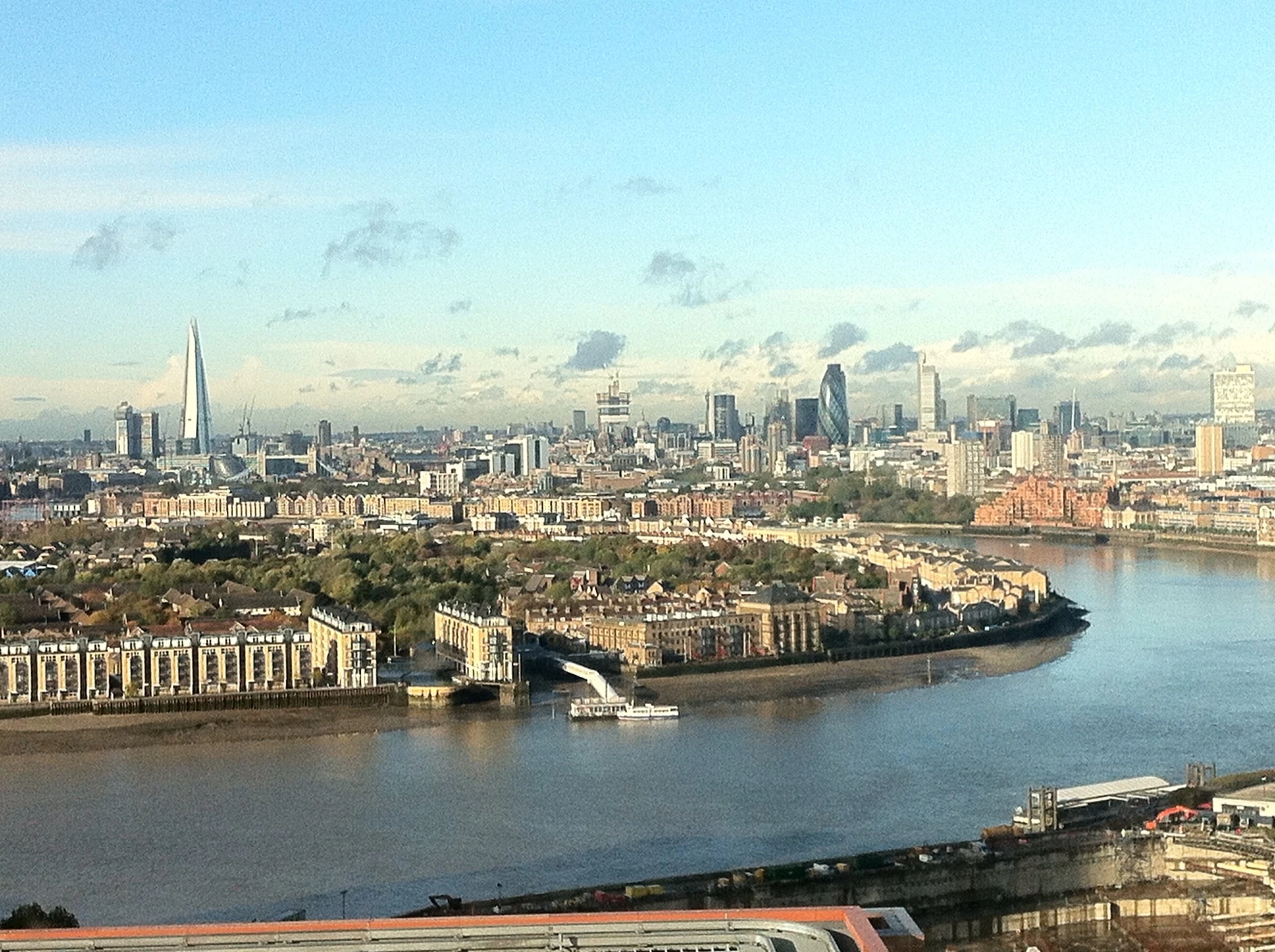 Central London skyline