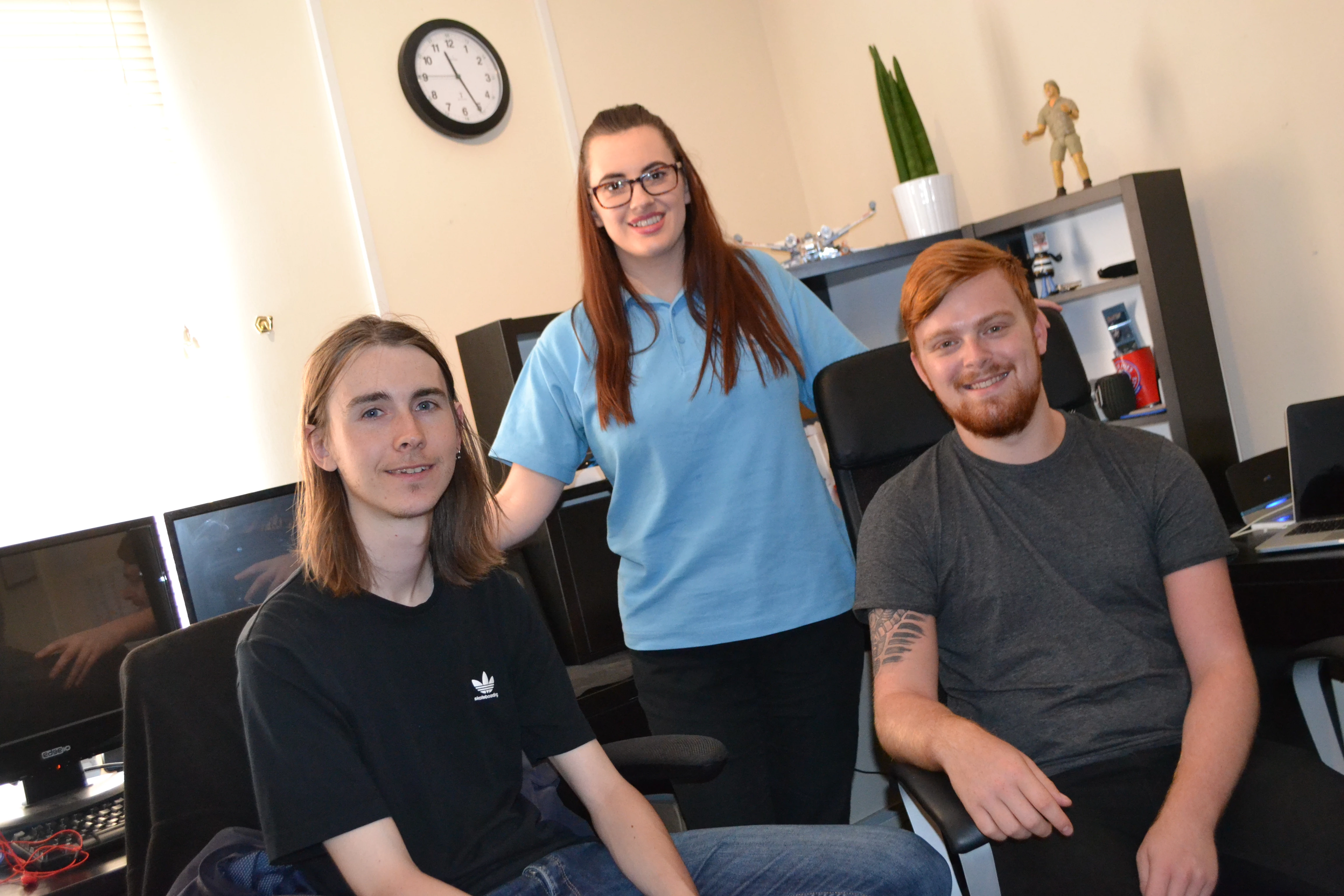 Totrain young recruits Lewis Berry, Louise Smith and Adam Robinson