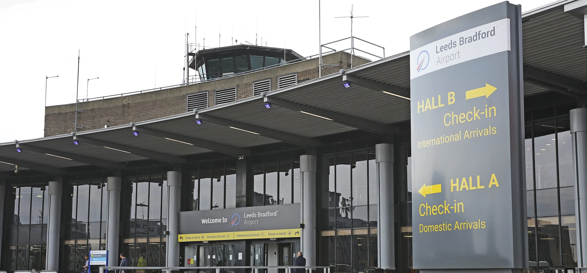 Leeds Bradford Airport.