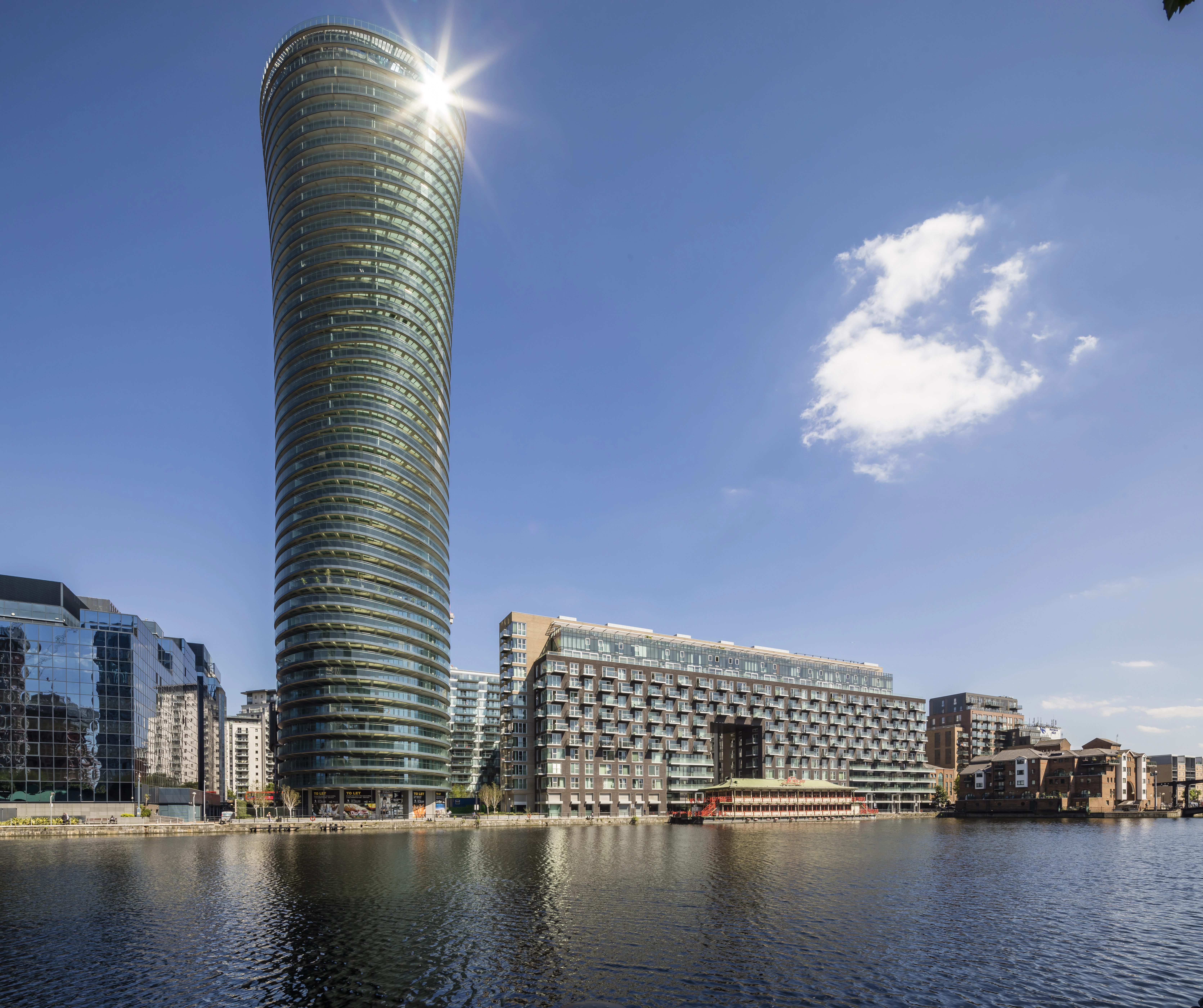 Arena Tower aka 'The Slinky', Canary Wharf.