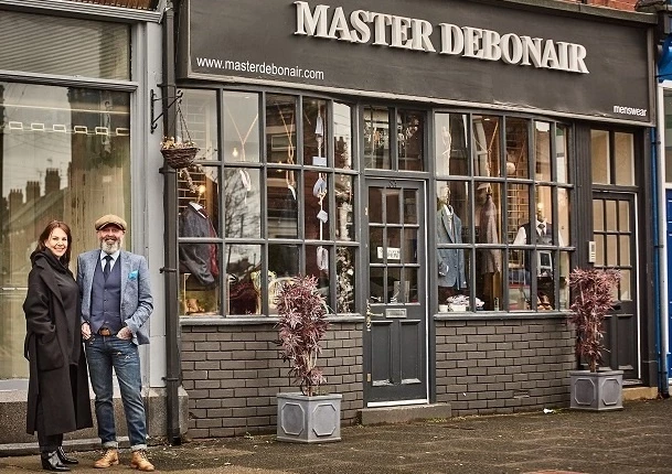 Eve and Simon Whitaker of Master Debonair