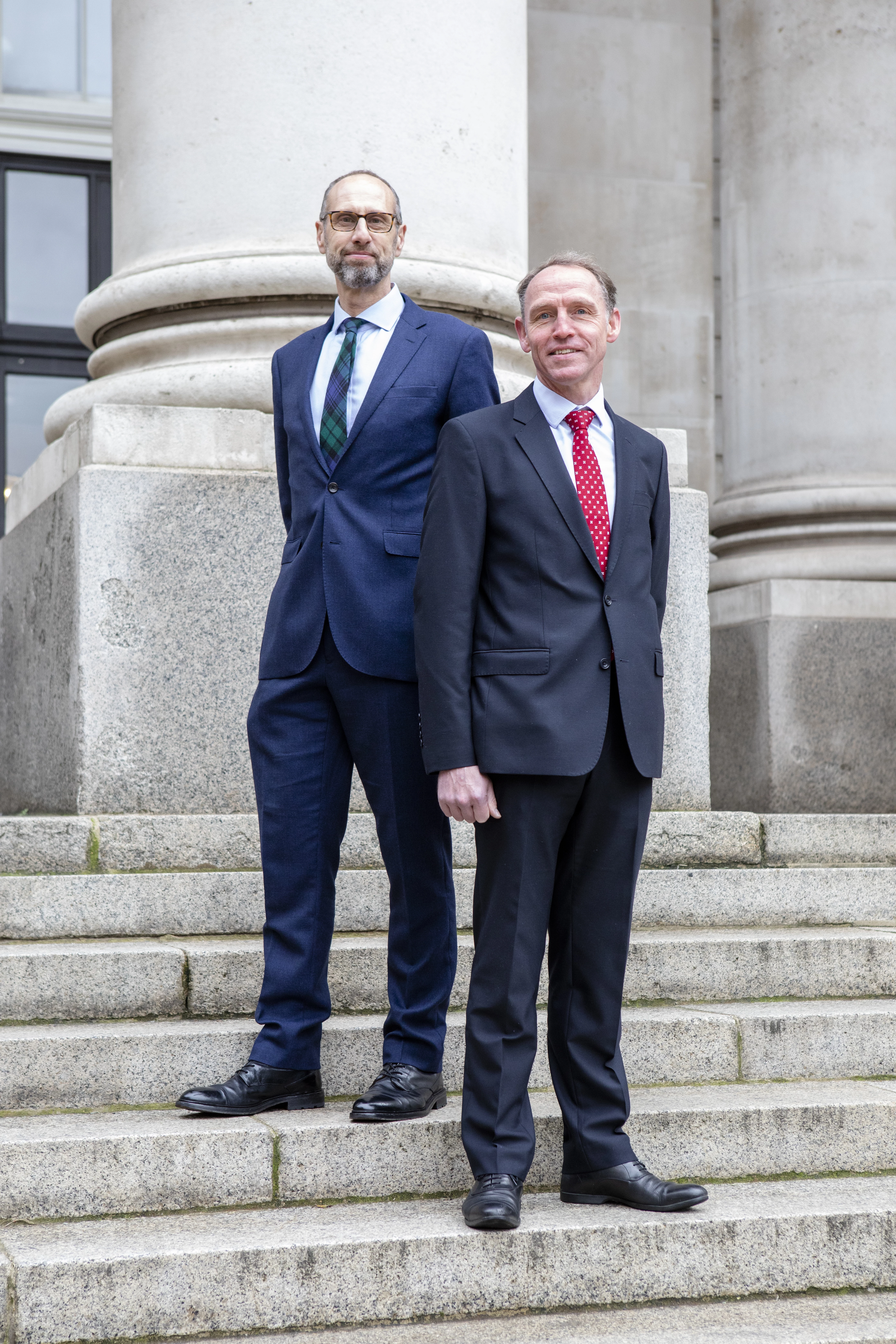 (L-R): Johnston Carmichael's London office head Ewen Fleming, CEO Andrew Walker.