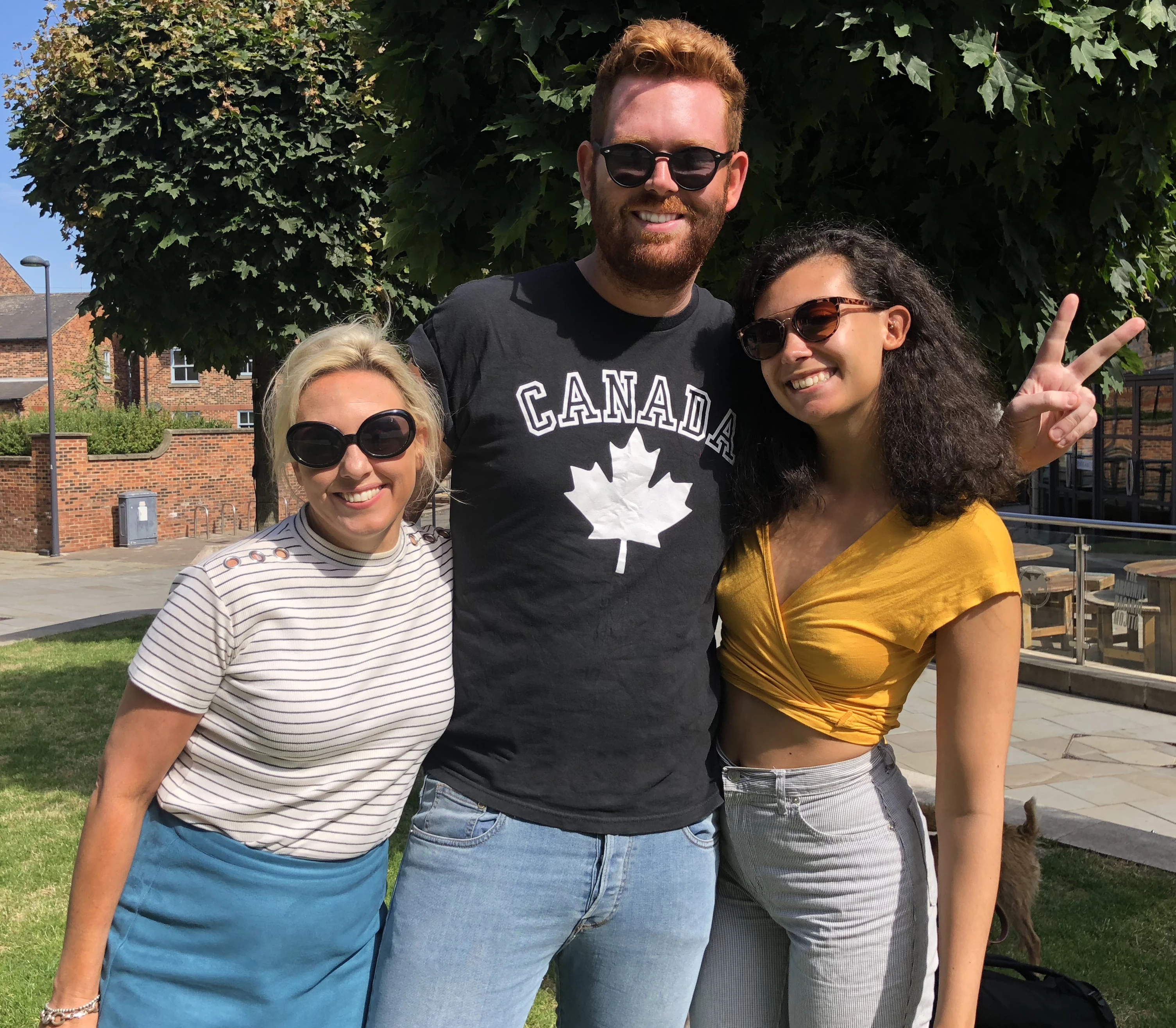 Sharon, Sam and Laurel prepare to take on the Yorkshire Three Peaks Challenge for PhysCap.