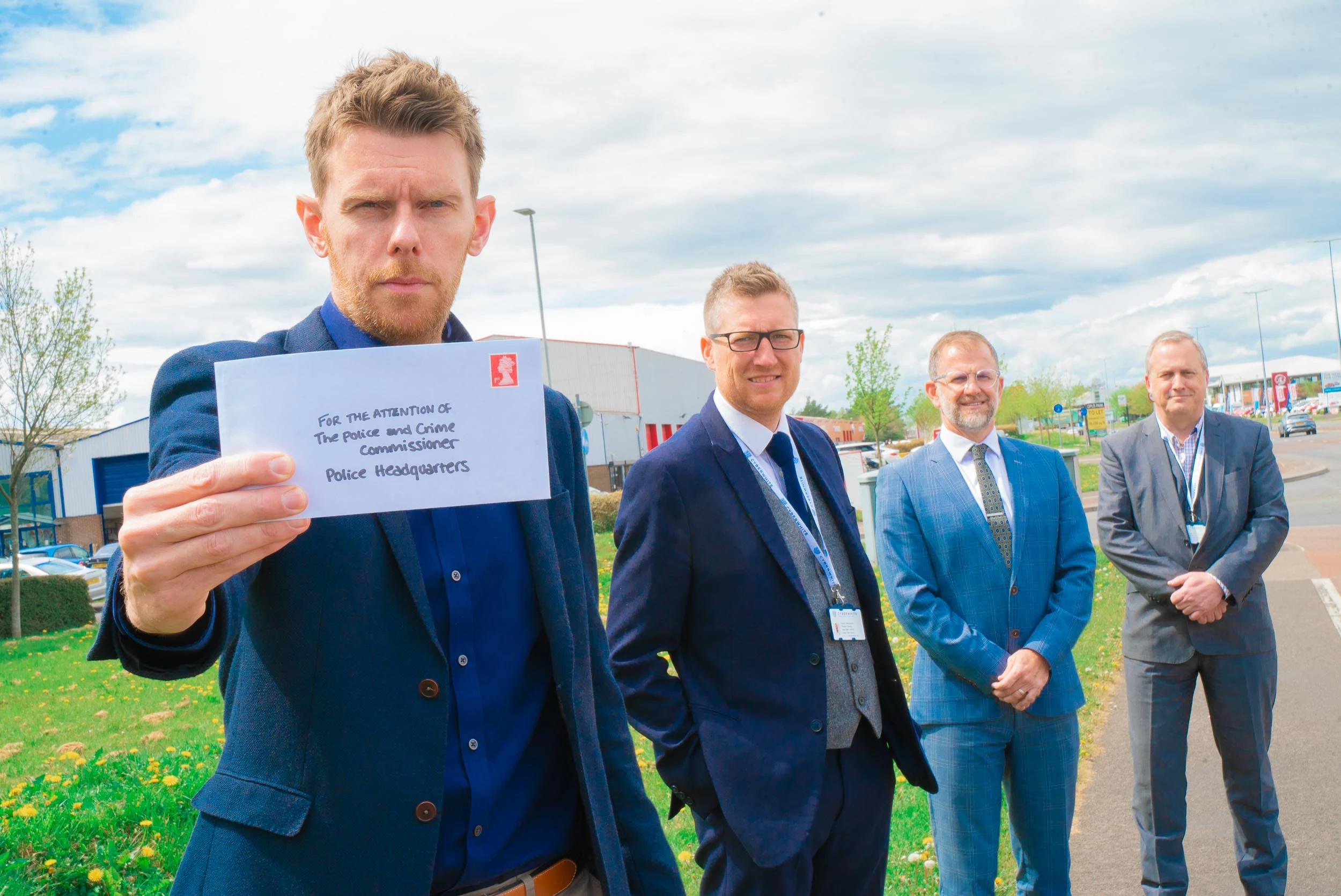 Left to right: Martin Anderson, Matt Hewison, Karl Pemberton and David Horn