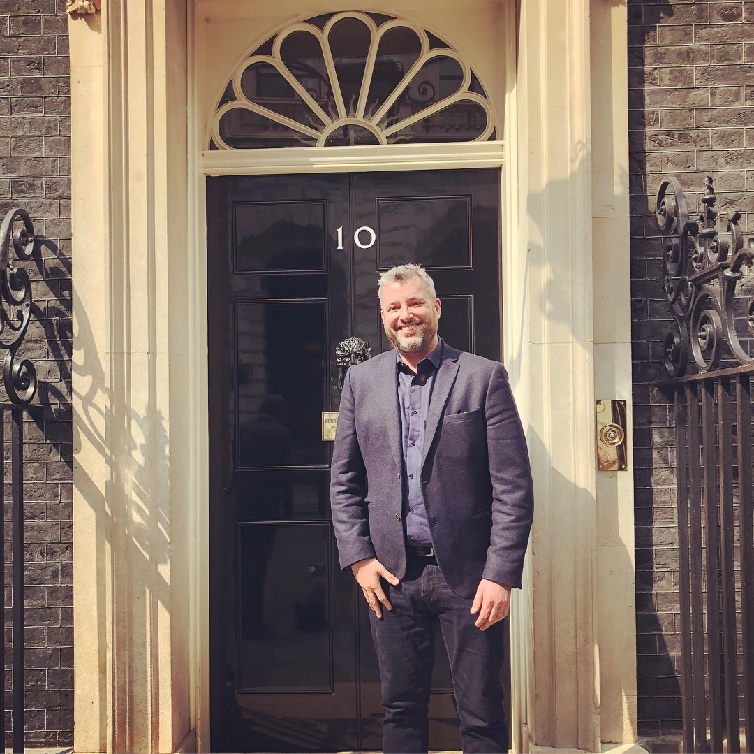 Guy Cookson, marketing director and partner at Hotfoot Design, visits Number 10