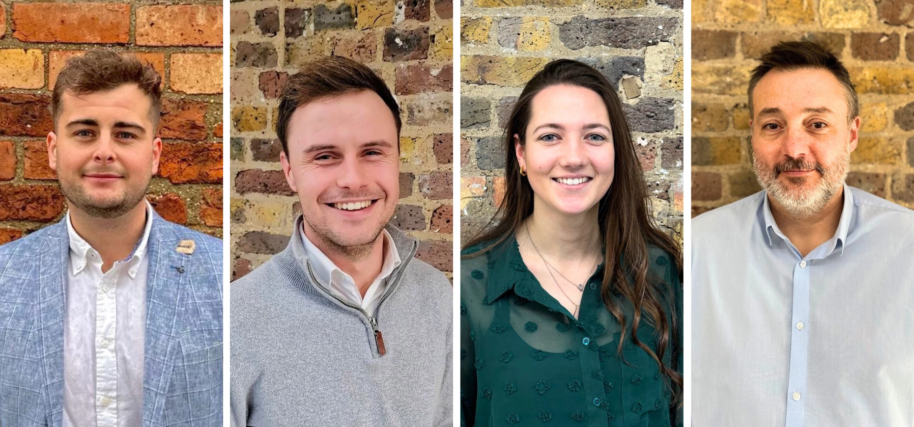 Alex Ley (Senior Surveyor), Harry McDermott (Associate Director), Matt Jenkins (Senior Energy and Carbon Consultant) and Kara Boddy (Senior Surveyor).