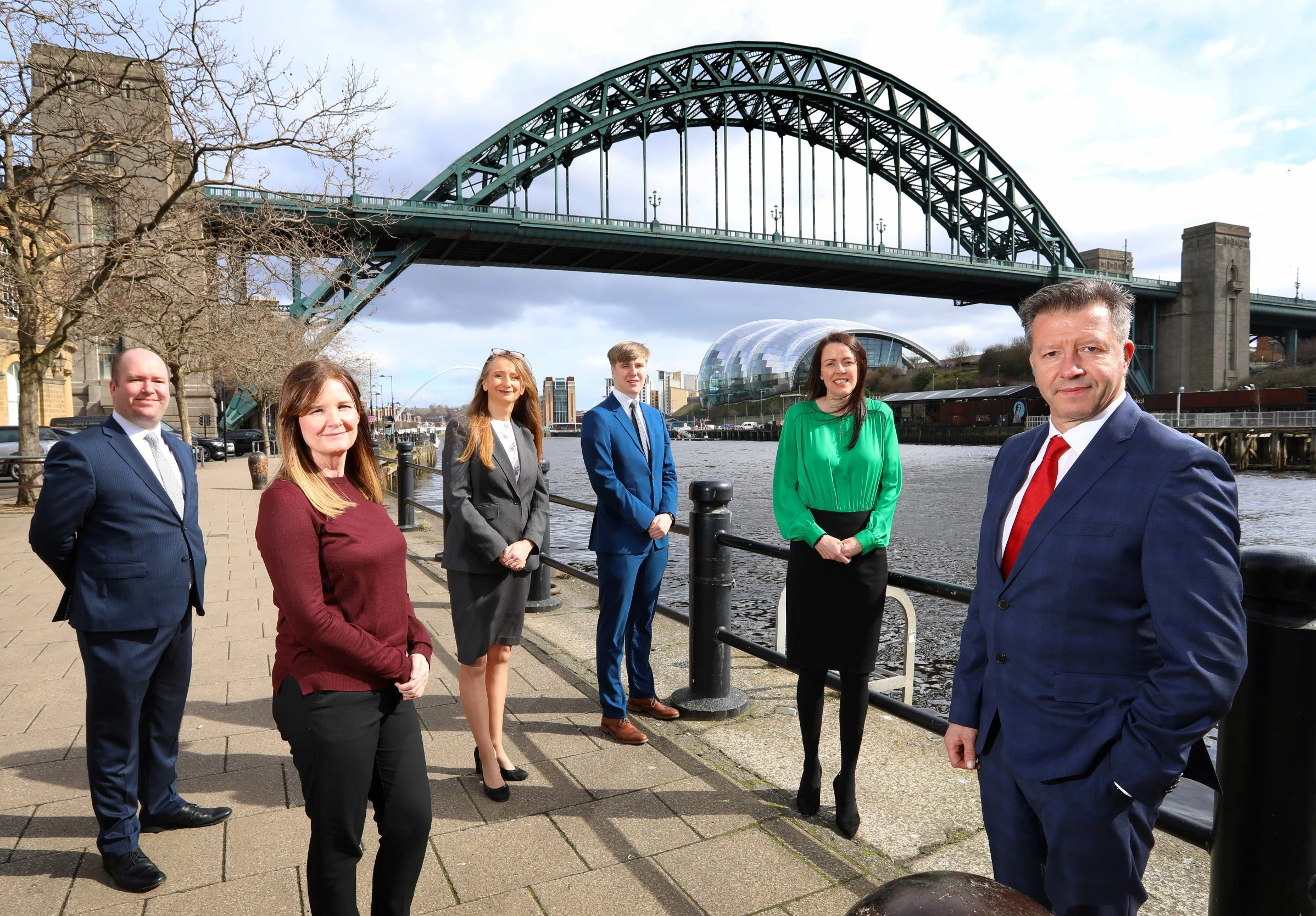 Picture shows (L to R): The Begbies Traynor Group team in Newcastle comprising Andrew Grundy, Josephine Humphreys, Gillian Sayburn, John Ellis, Charlene Carson and Andrew Little