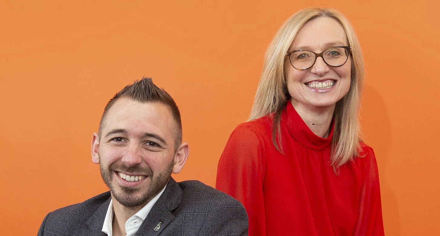 r//evolution Managing Director Gill Burgess and Director Adam Blenkinsop