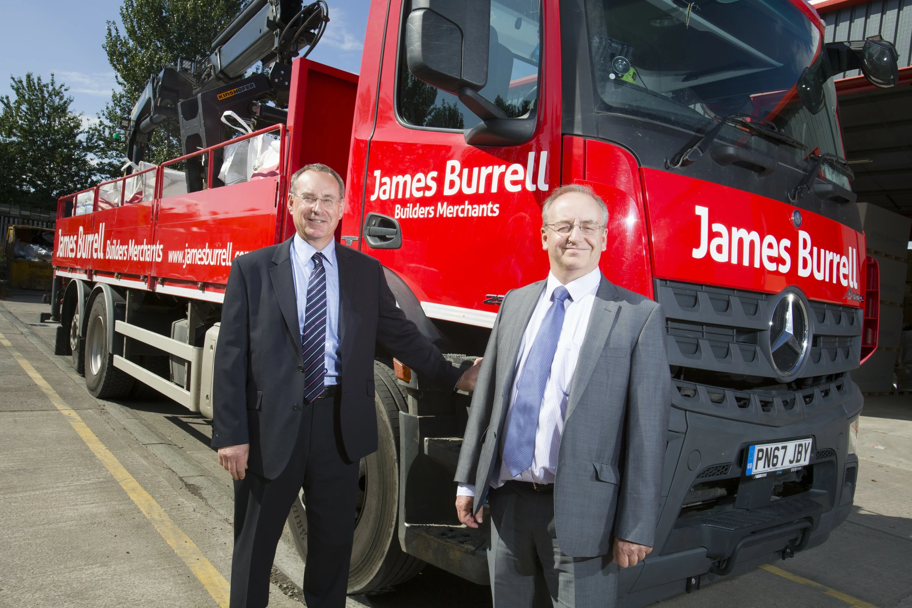 L-R Stephen and Mark Richardson of James Burrell who have announced a new £2m site to open in Rotherham