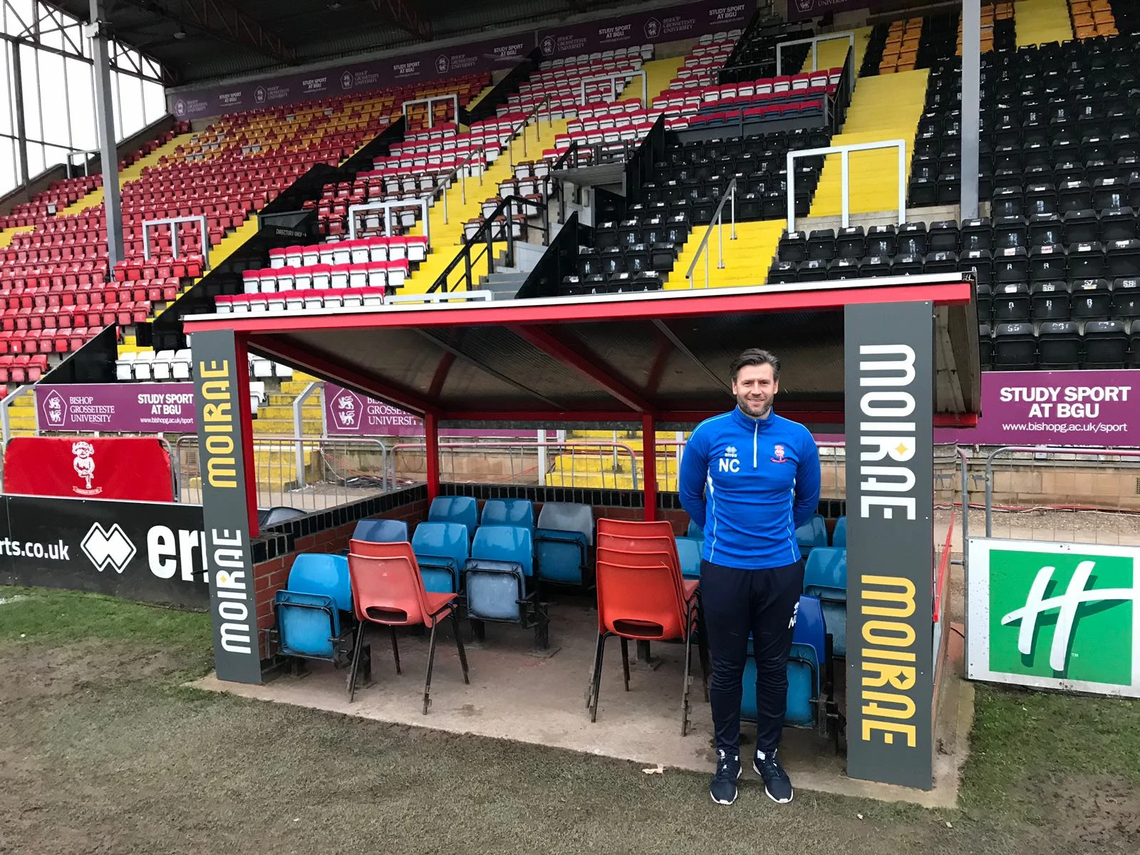 Moirae Creative join the Lincoln City F.C. bench 