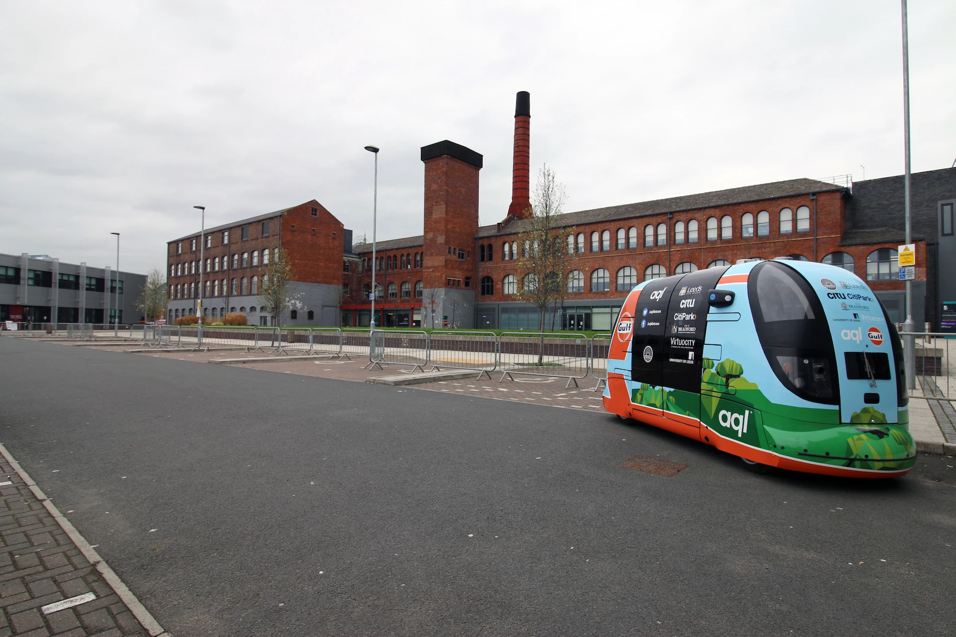 A POD outside Leeds City College. 