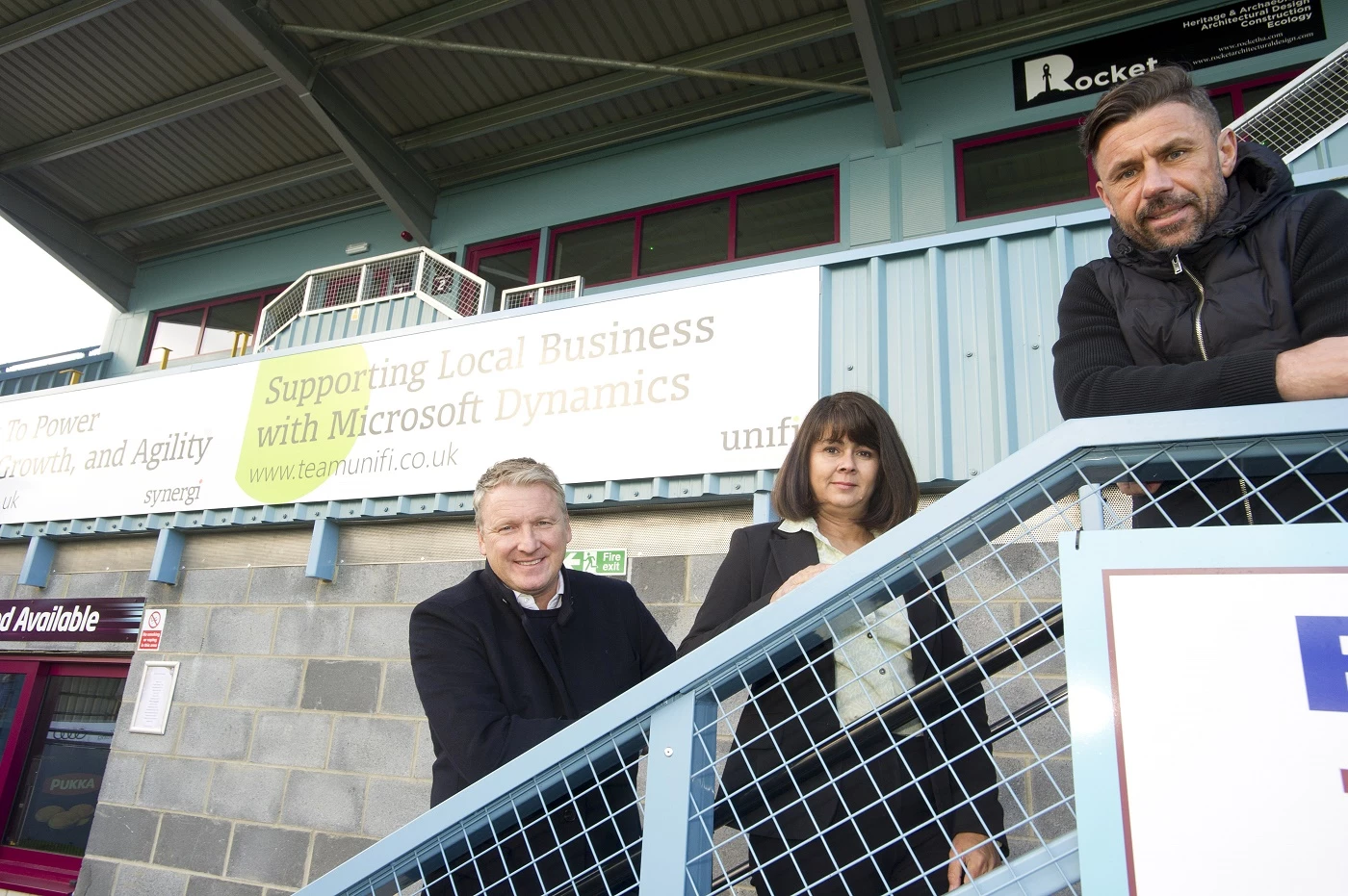 Synergi sponsorship at South Shields FC